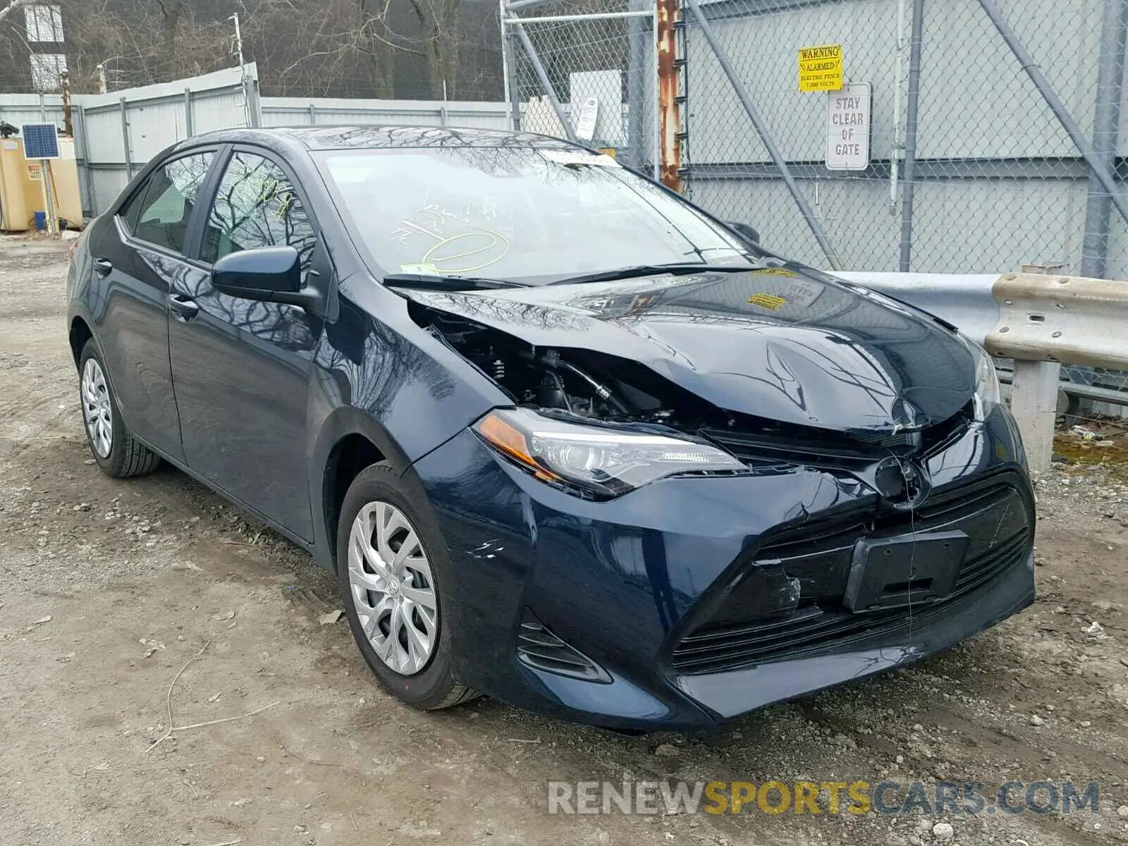 1 Photograph of a damaged car 2T1BURHE9KC232137 TOYOTA COROLLA 2019