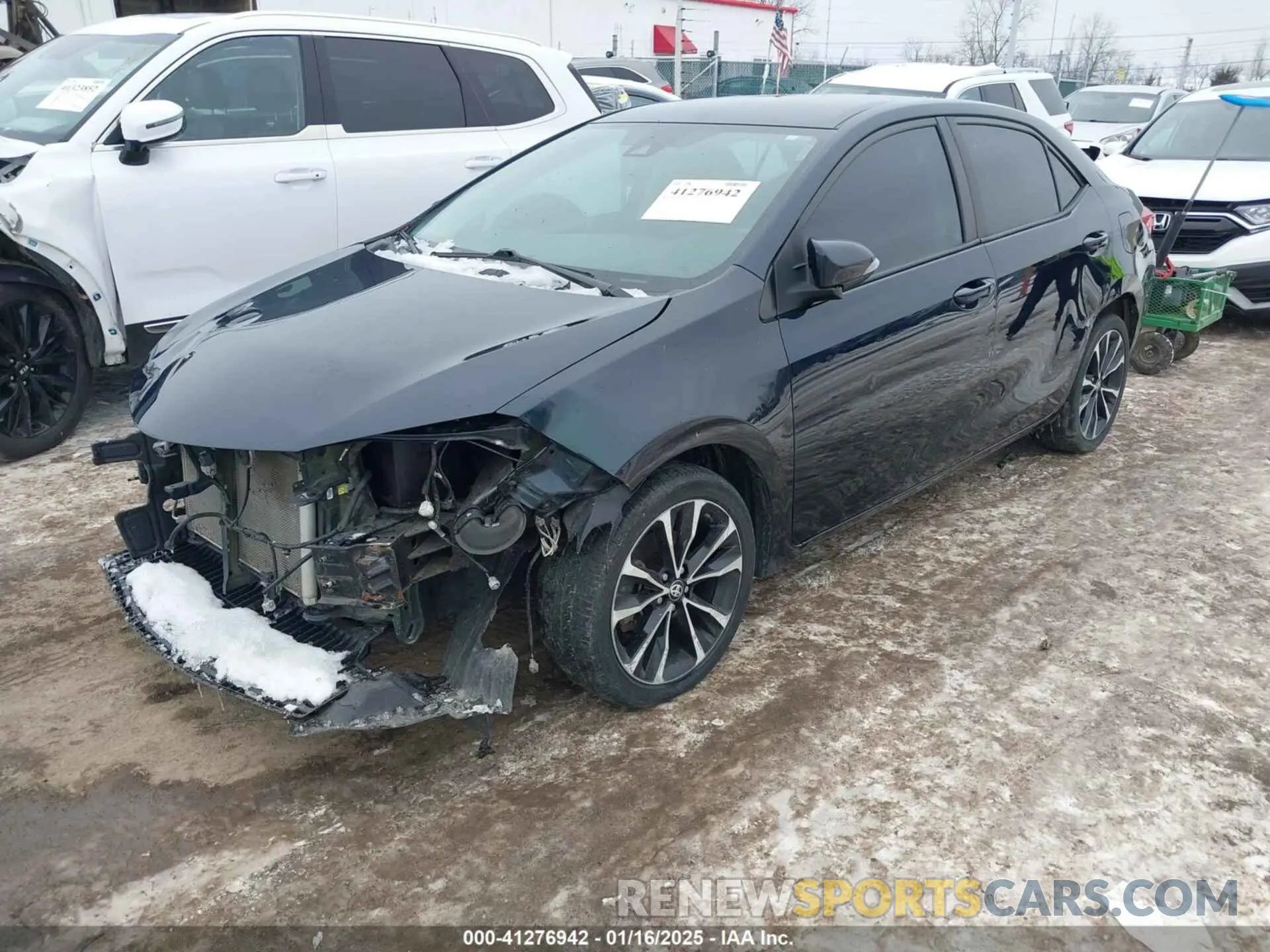 2 Photograph of a damaged car 2T1BURHE9KC232204 TOYOTA COROLLA 2019