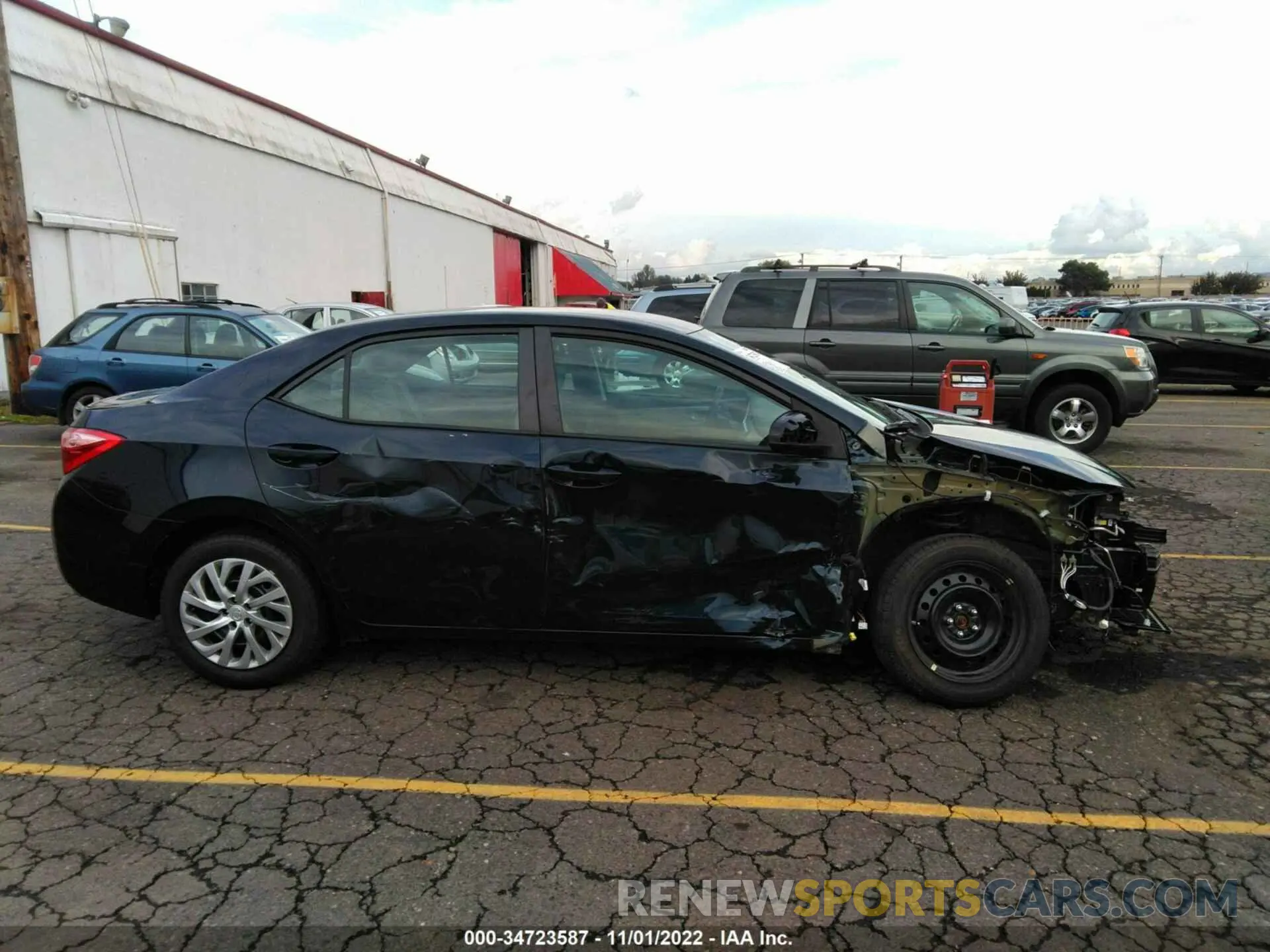 6 Фотография поврежденного автомобиля 2T1BURHE9KC236799 TOYOTA COROLLA 2019