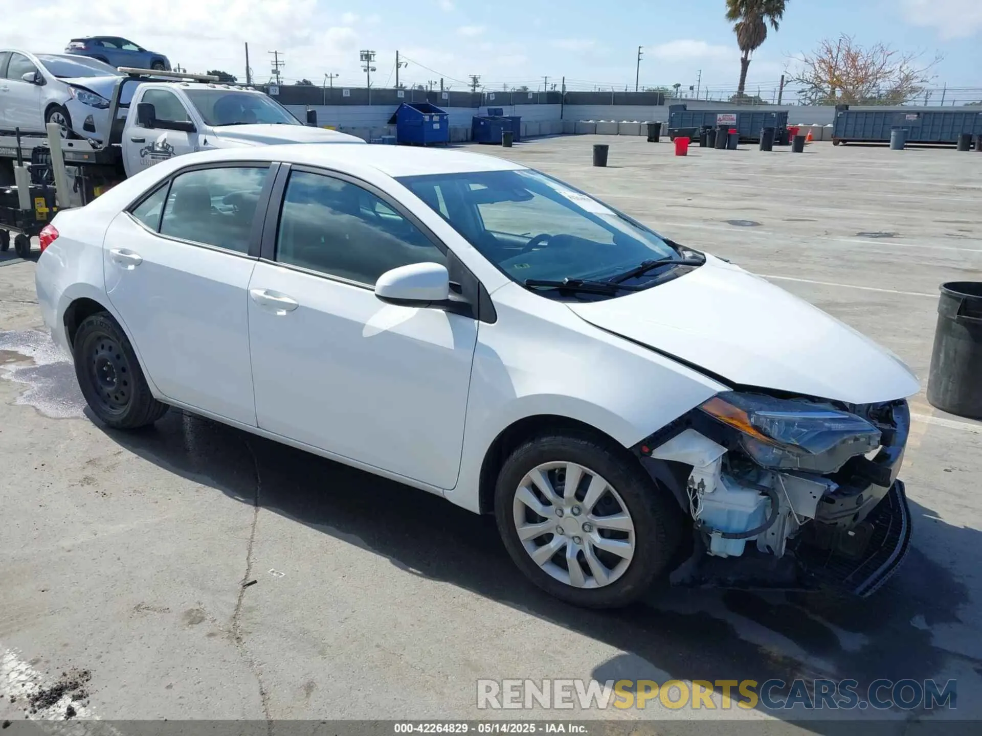 1 Photograph of a damaged car 2T1BURHE9KC239122 TOYOTA COROLLA 2019