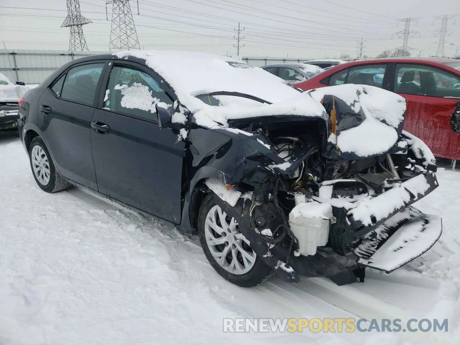 1 Photograph of a damaged car 2T1BURHE9KC239203 TOYOTA COROLLA 2019