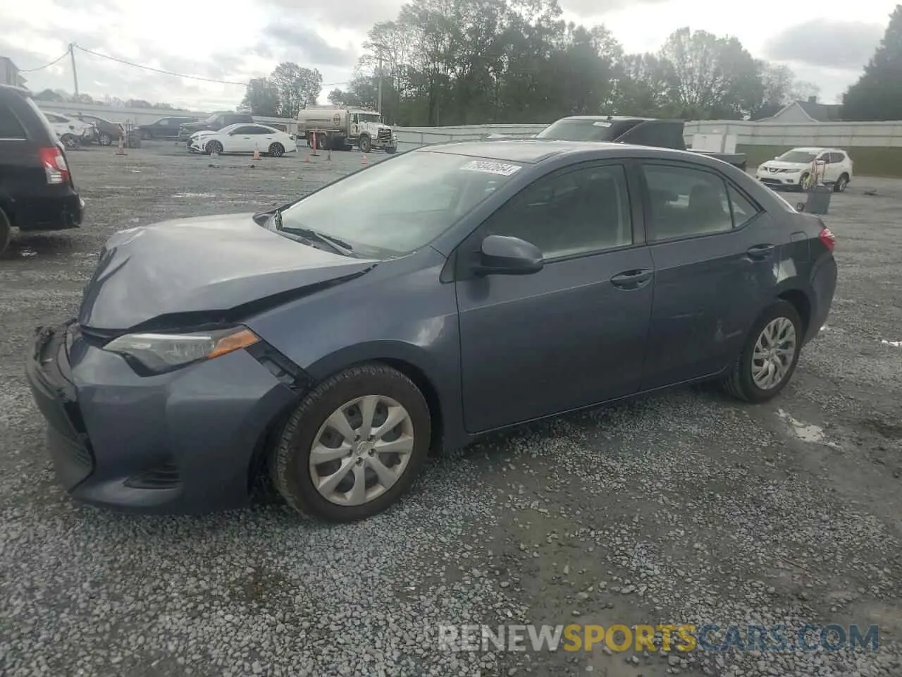 1 Photograph of a damaged car 2T1BURHE9KC242554 TOYOTA COROLLA 2019
