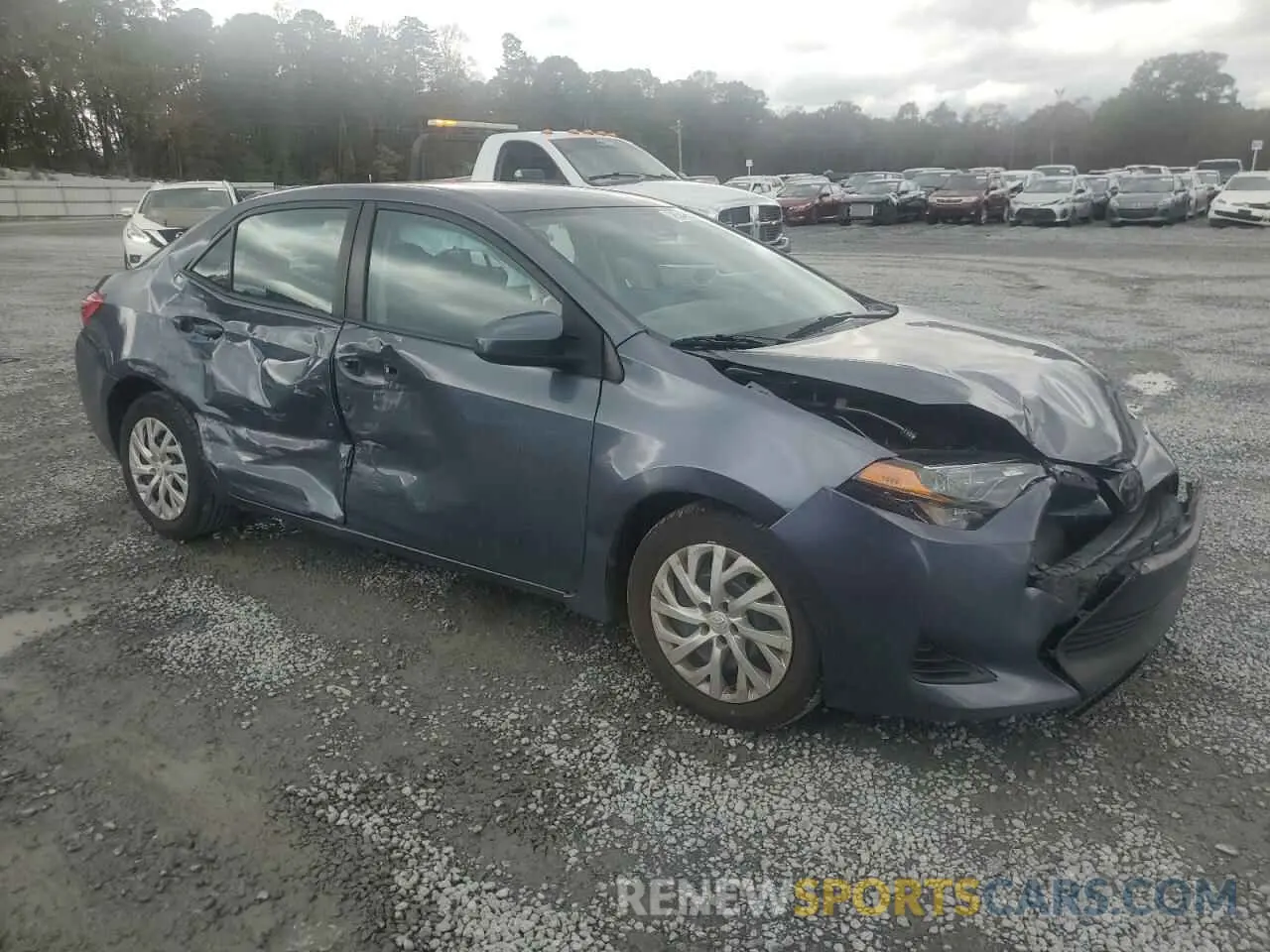 4 Photograph of a damaged car 2T1BURHE9KC242554 TOYOTA COROLLA 2019