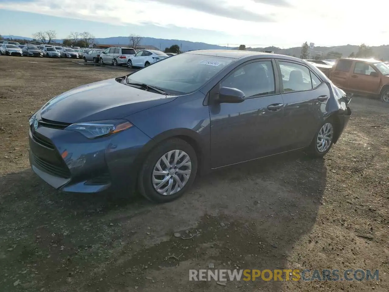 1 Photograph of a damaged car 2T1BURHE9KC244093 TOYOTA COROLLA 2019