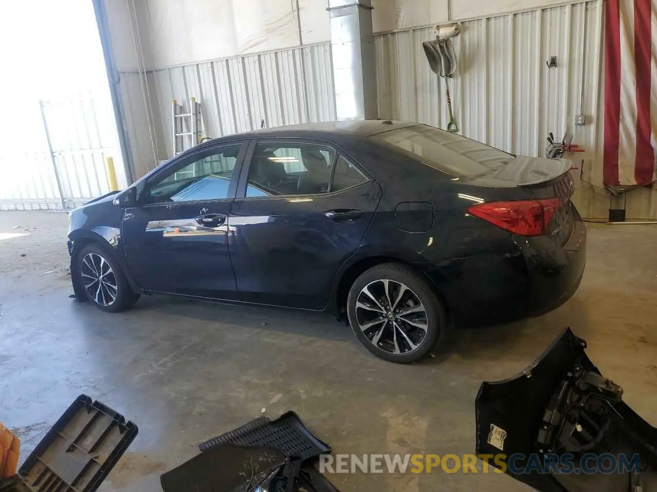 2 Photograph of a damaged car 2T1BURHE9KC245809 TOYOTA COROLLA 2019