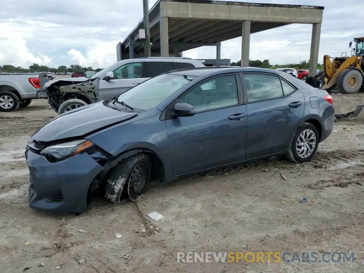 1 Photograph of a damaged car 2T1BURHE9KC245955 TOYOTA COROLLA 2019