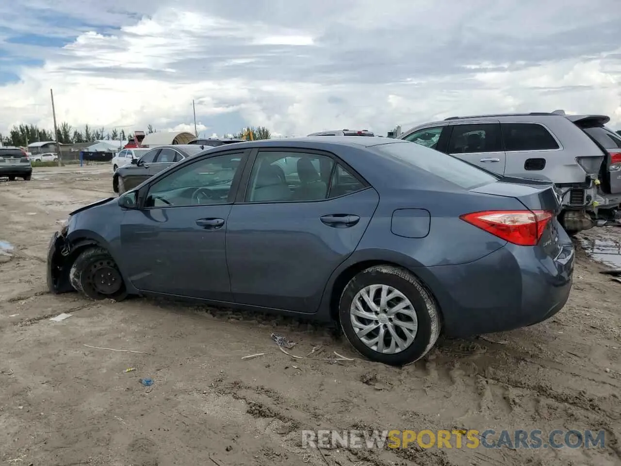 2 Photograph of a damaged car 2T1BURHE9KC245955 TOYOTA COROLLA 2019