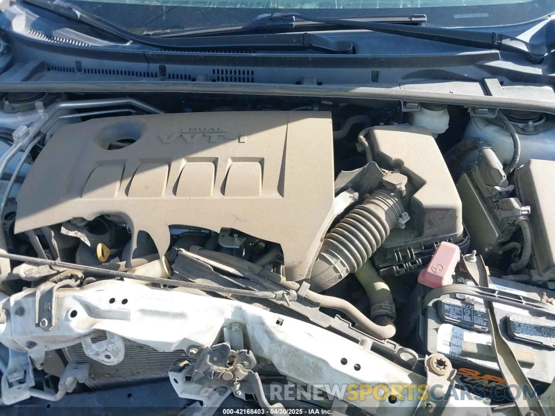 10 Фотография поврежденного автомобиля 2T1BURHEXKC128028 TOYOTA COROLLA 2019
