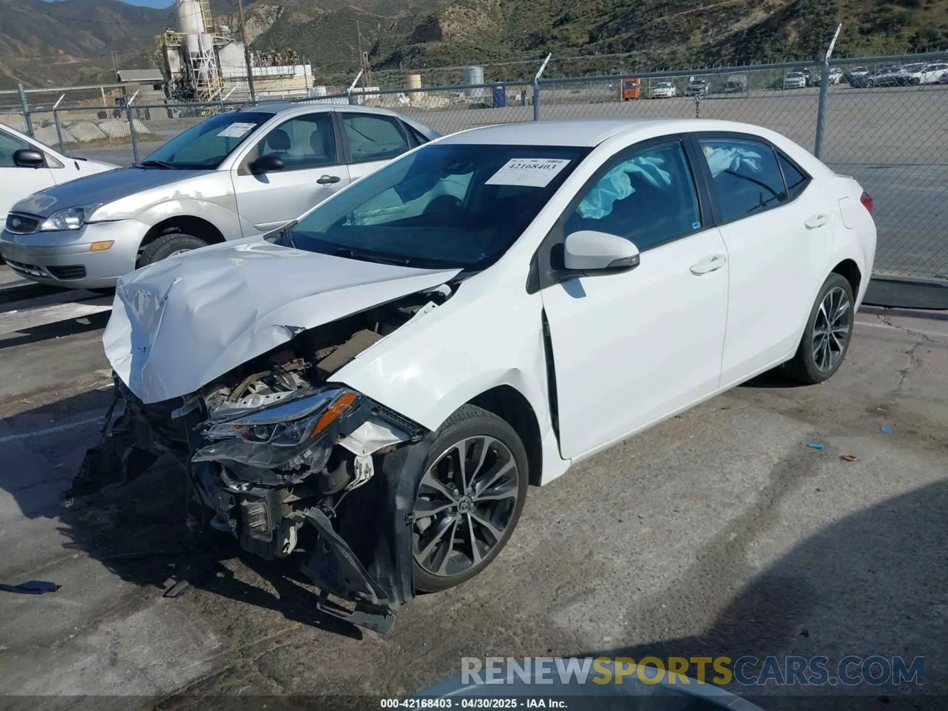 2 Фотография поврежденного автомобиля 2T1BURHEXKC128028 TOYOTA COROLLA 2019