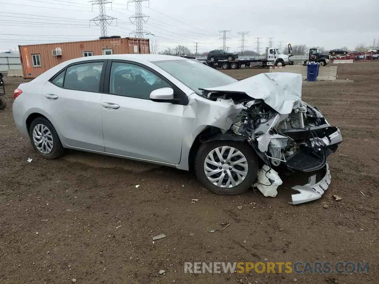 4 Фотография поврежденного автомобиля 2T1BURHEXKC132399 TOYOTA COROLLA 2019