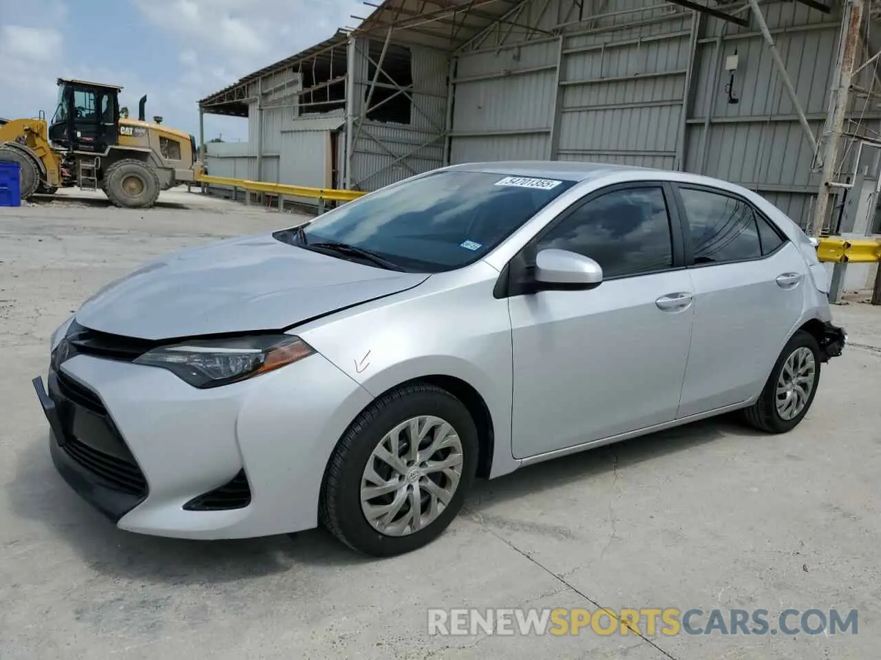 1 Фотография поврежденного автомобиля 2T1BURHEXKC135738 TOYOTA COROLLA 2019