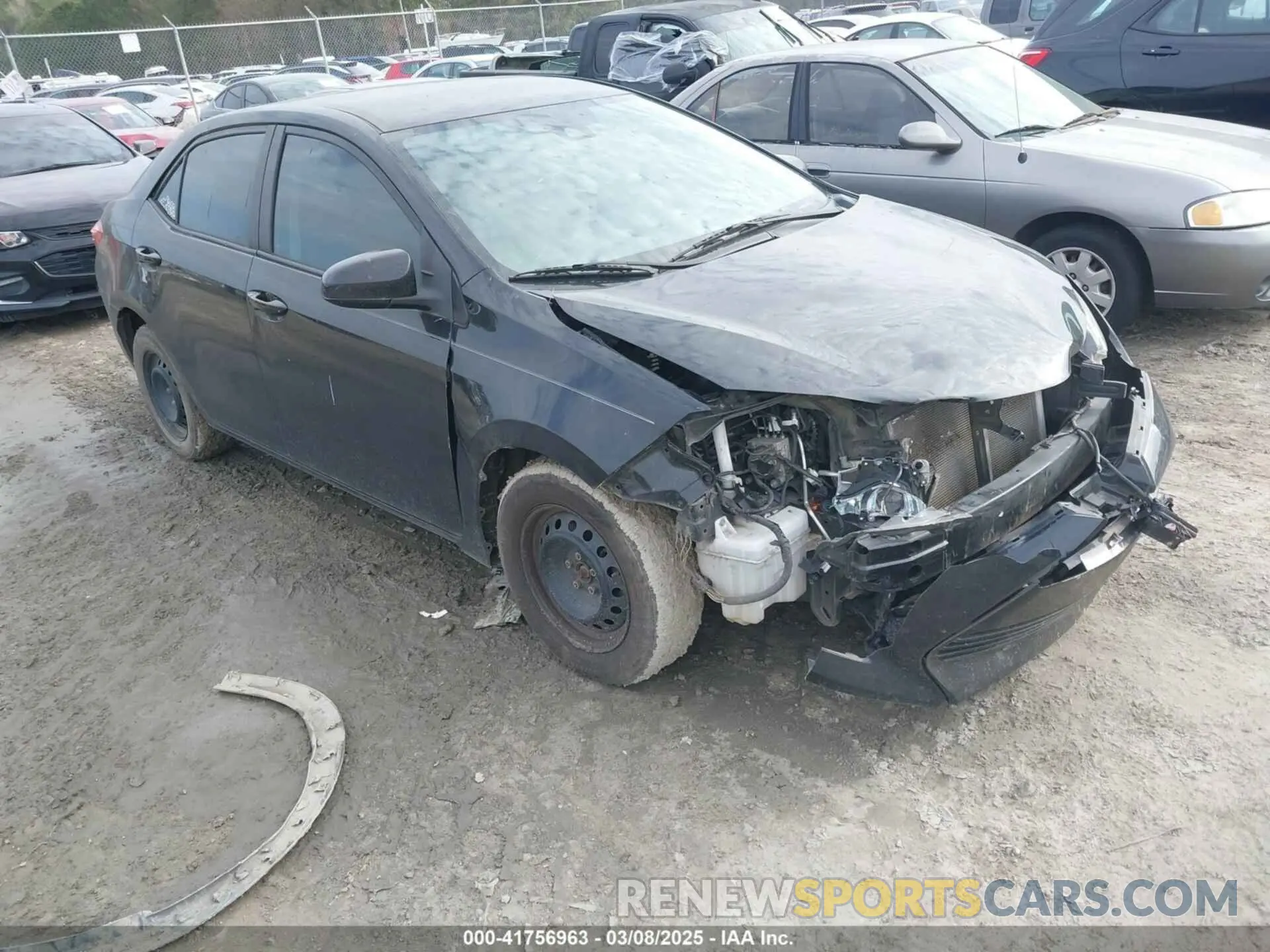 1 Photograph of a damaged car 2T1BURHEXKC138753 TOYOTA COROLLA 2019
