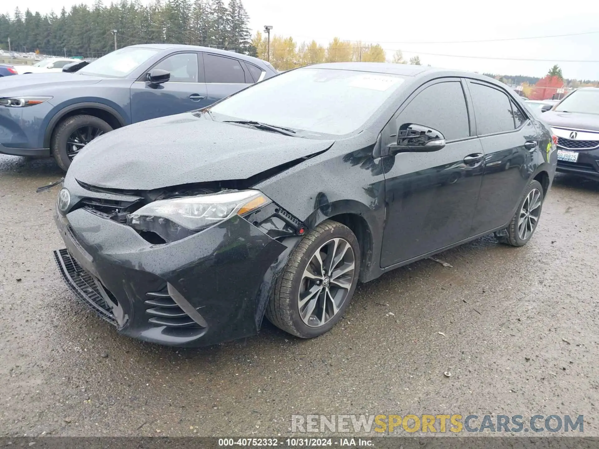 2 Photograph of a damaged car 2T1BURHEXKC139868 TOYOTA COROLLA 2019