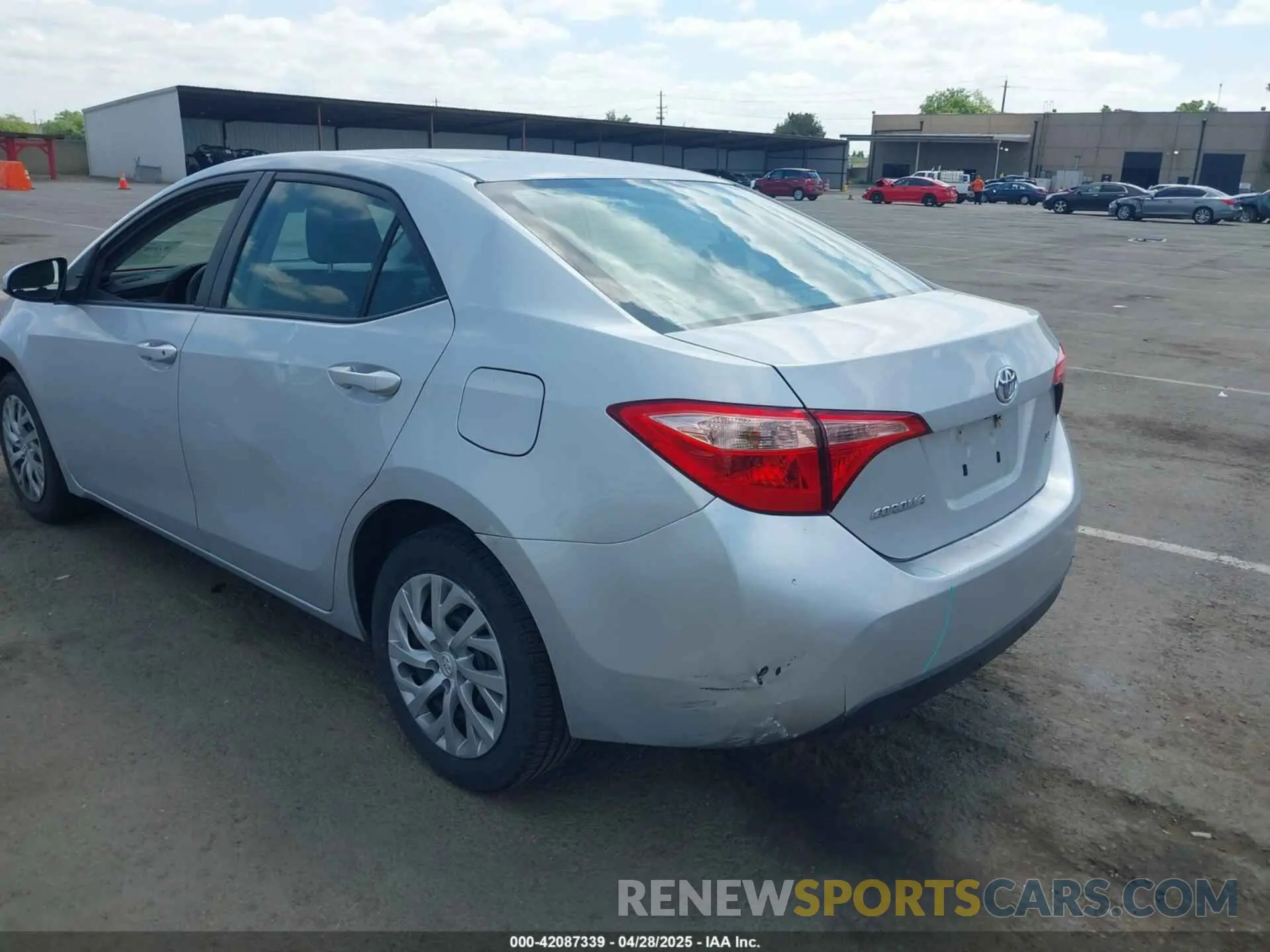 6 Фотография поврежденного автомобиля 2T1BURHEXKC143368 TOYOTA COROLLA 2019