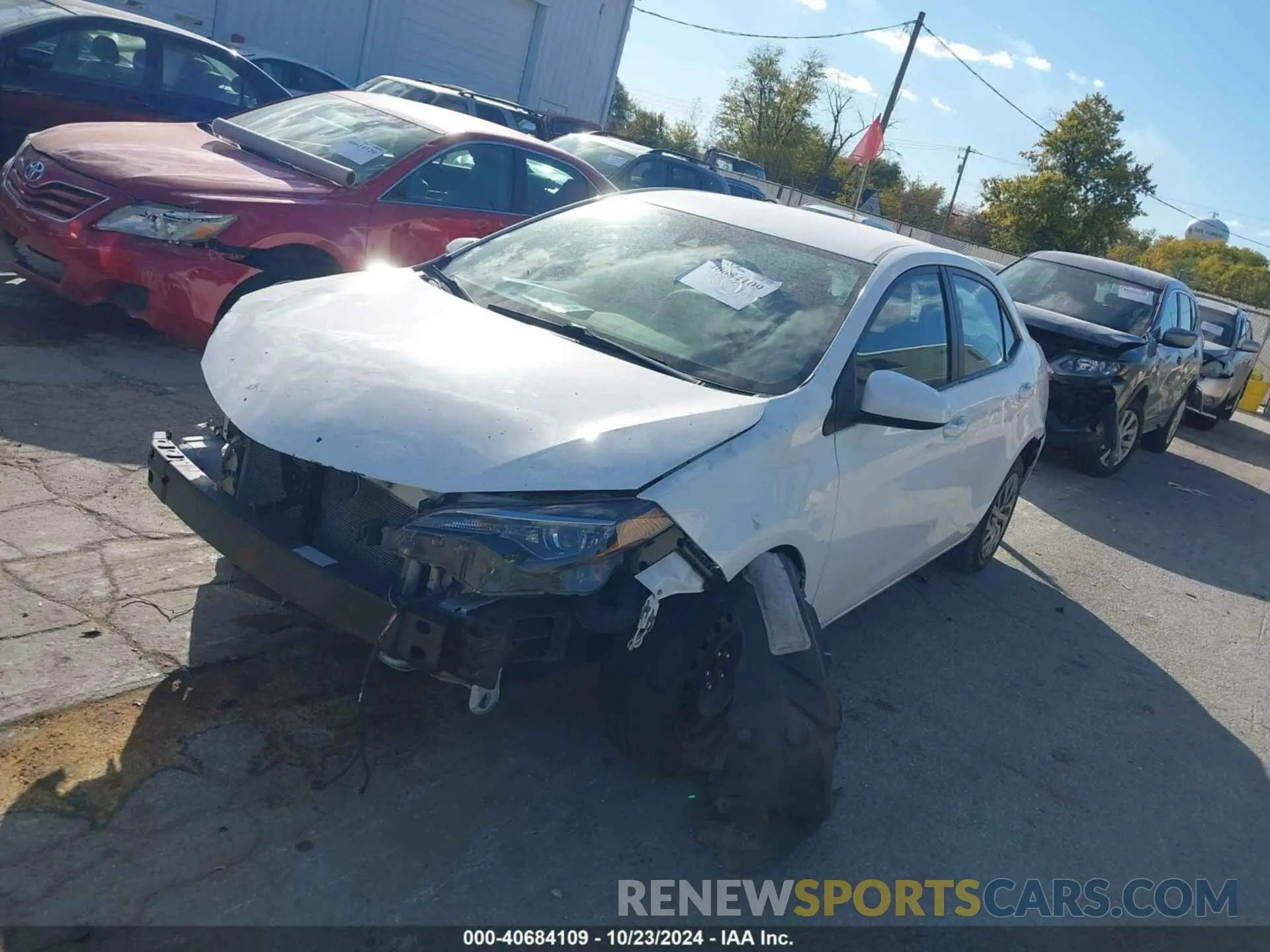 2 Photograph of a damaged car 2T1BURHEXKC146660 TOYOTA COROLLA 2019