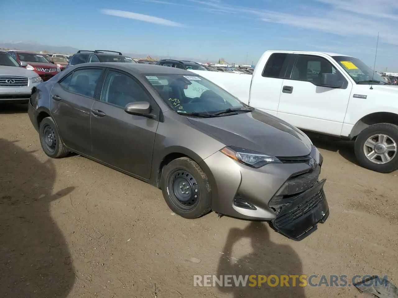 1 Photograph of a damaged car 2T1BURHEXKC149901 TOYOTA COROLLA 2019