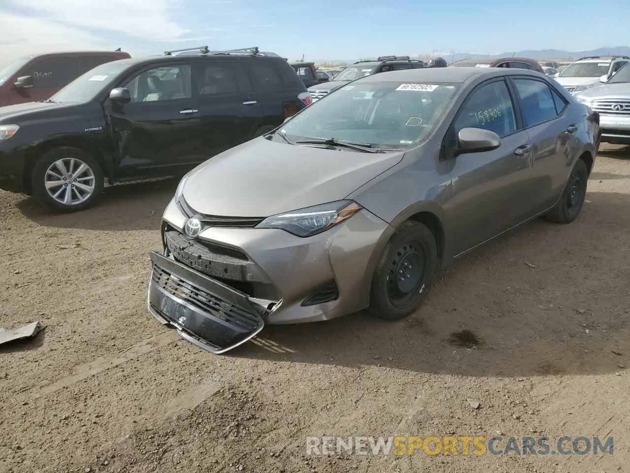 2 Photograph of a damaged car 2T1BURHEXKC149901 TOYOTA COROLLA 2019