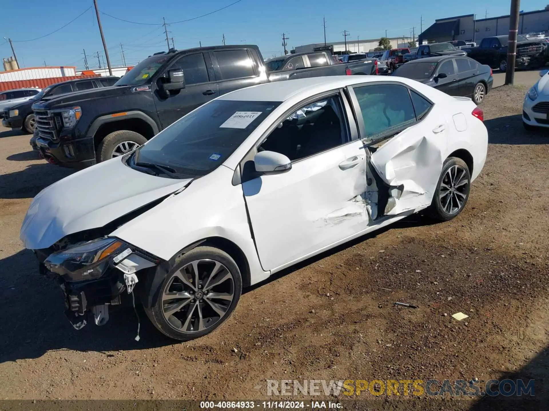 2 Фотография поврежденного автомобиля 2T1BURHEXKC150627 TOYOTA COROLLA 2019