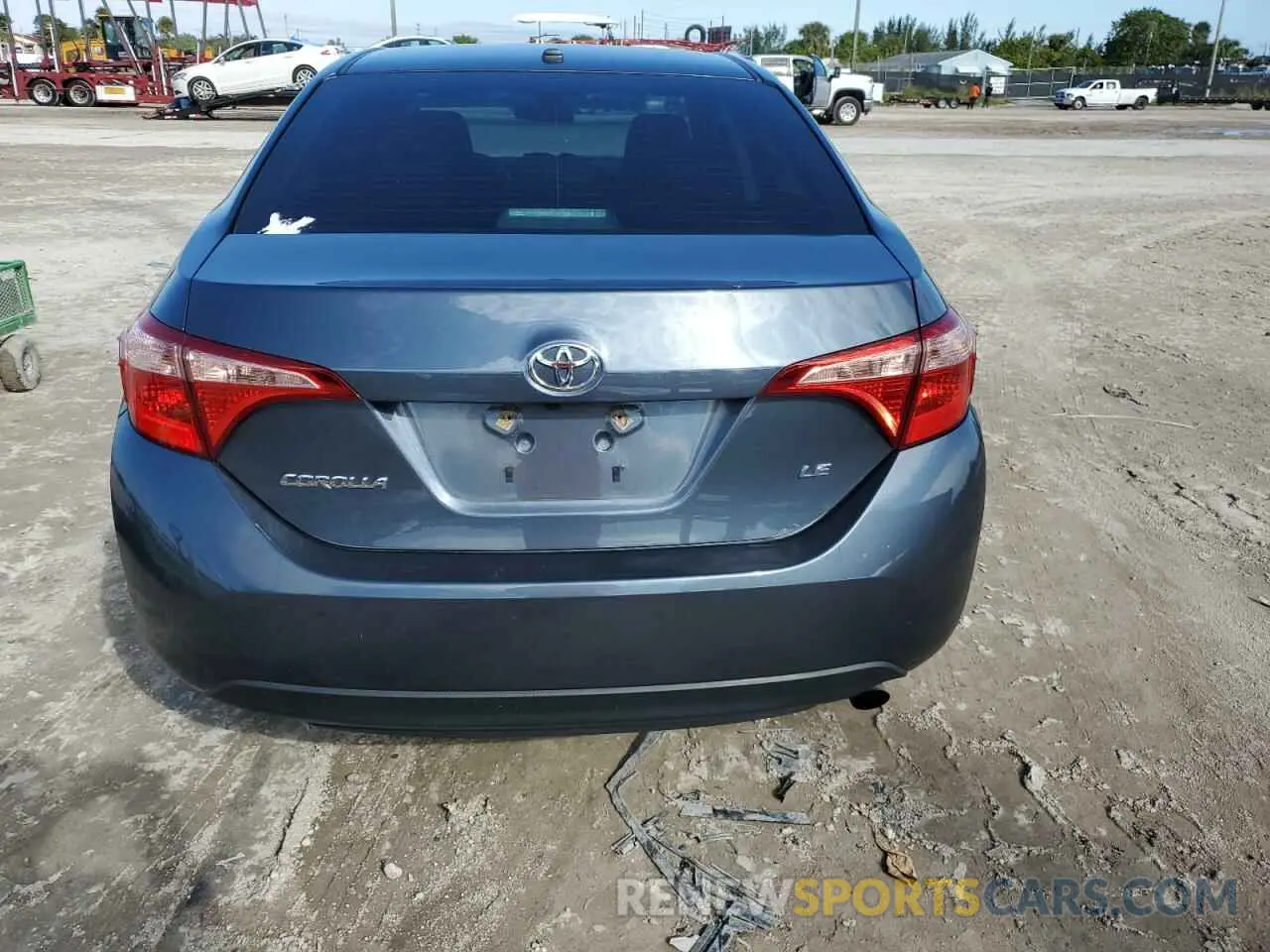 6 Фотография поврежденного автомобиля 2T1BURHEXKC162535 TOYOTA COROLLA 2019
