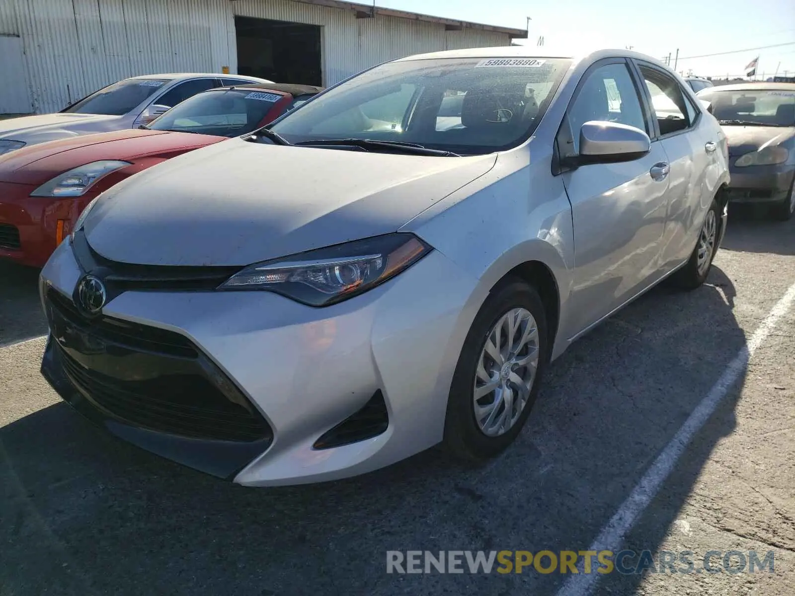 2 Photograph of a damaged car 2T1BURHEXKC163250 TOYOTA COROLLA 2019
