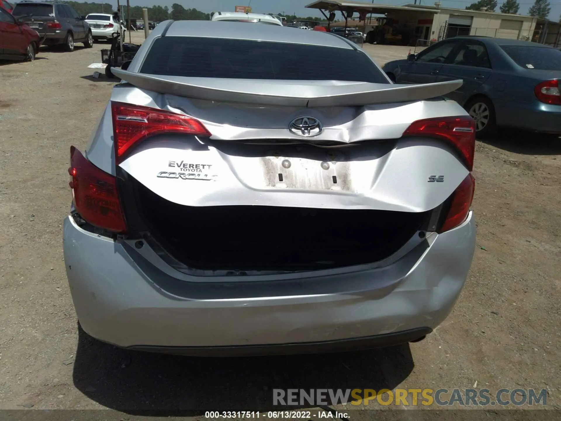 6 Photograph of a damaged car 2T1BURHEXKC168772 TOYOTA COROLLA 2019