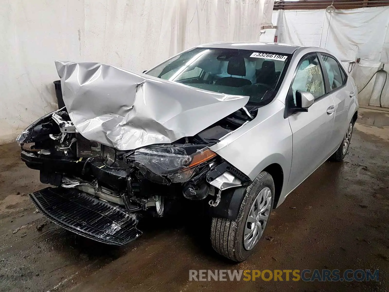 2 Photograph of a damaged car 2T1BURHEXKC174703 TOYOTA COROLLA 2019