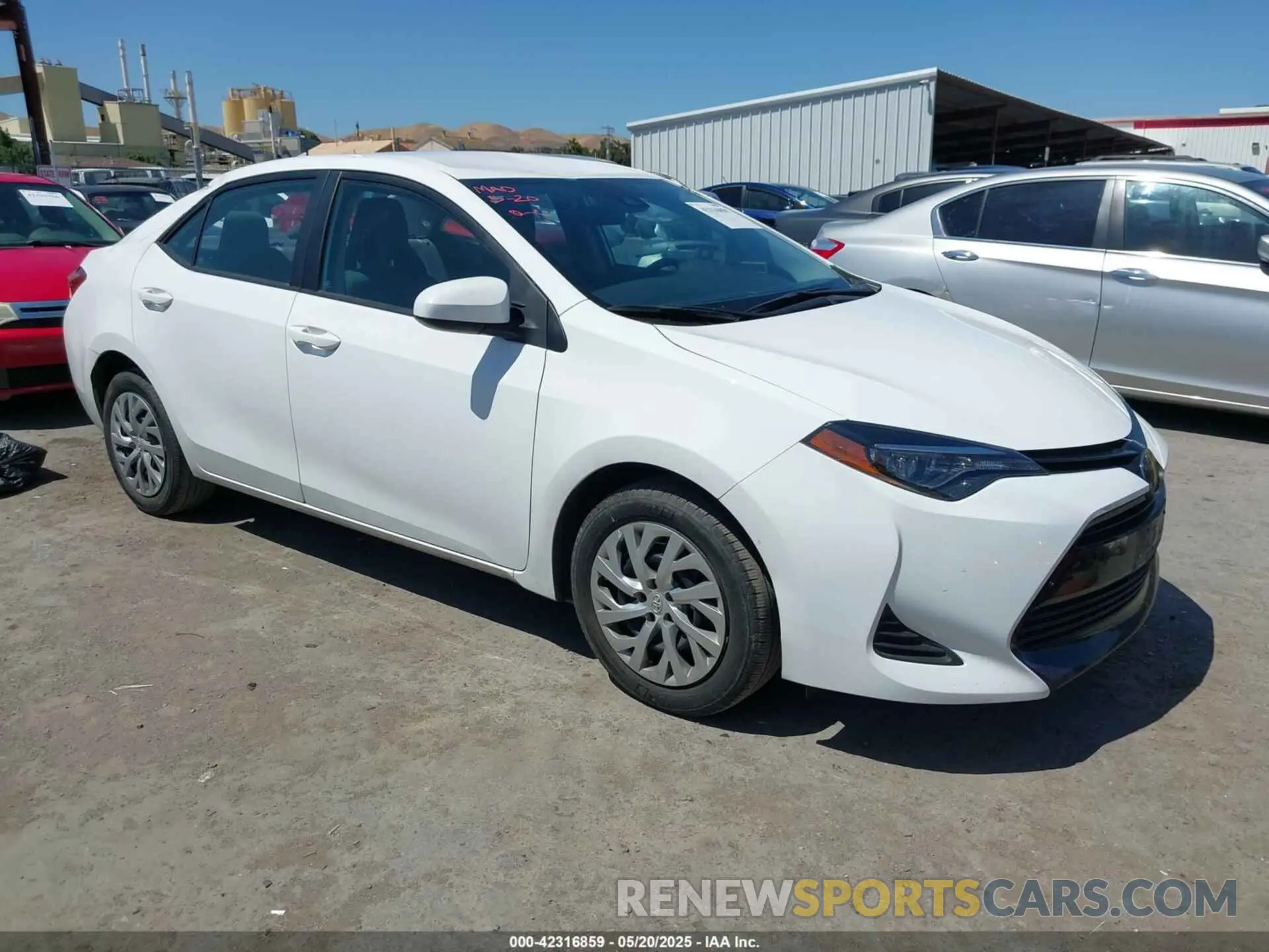 1 Photograph of a damaged car 2T1BURHEXKC177973 TOYOTA COROLLA 2019