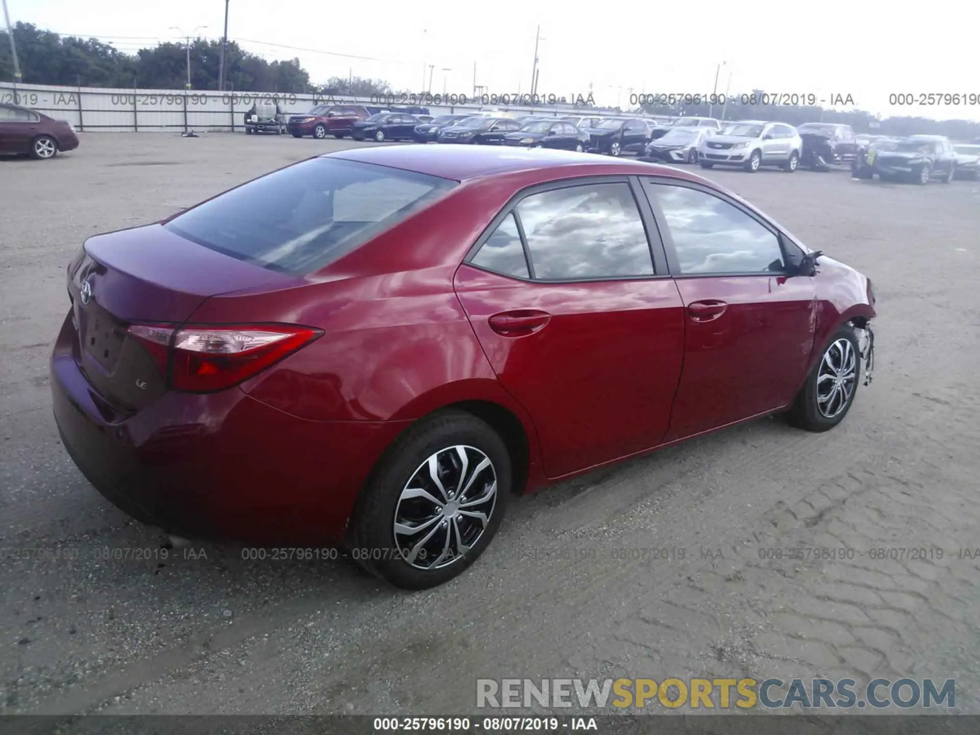 4 Photograph of a damaged car 2T1BURHEXKC183983 TOYOTA COROLLA 2019