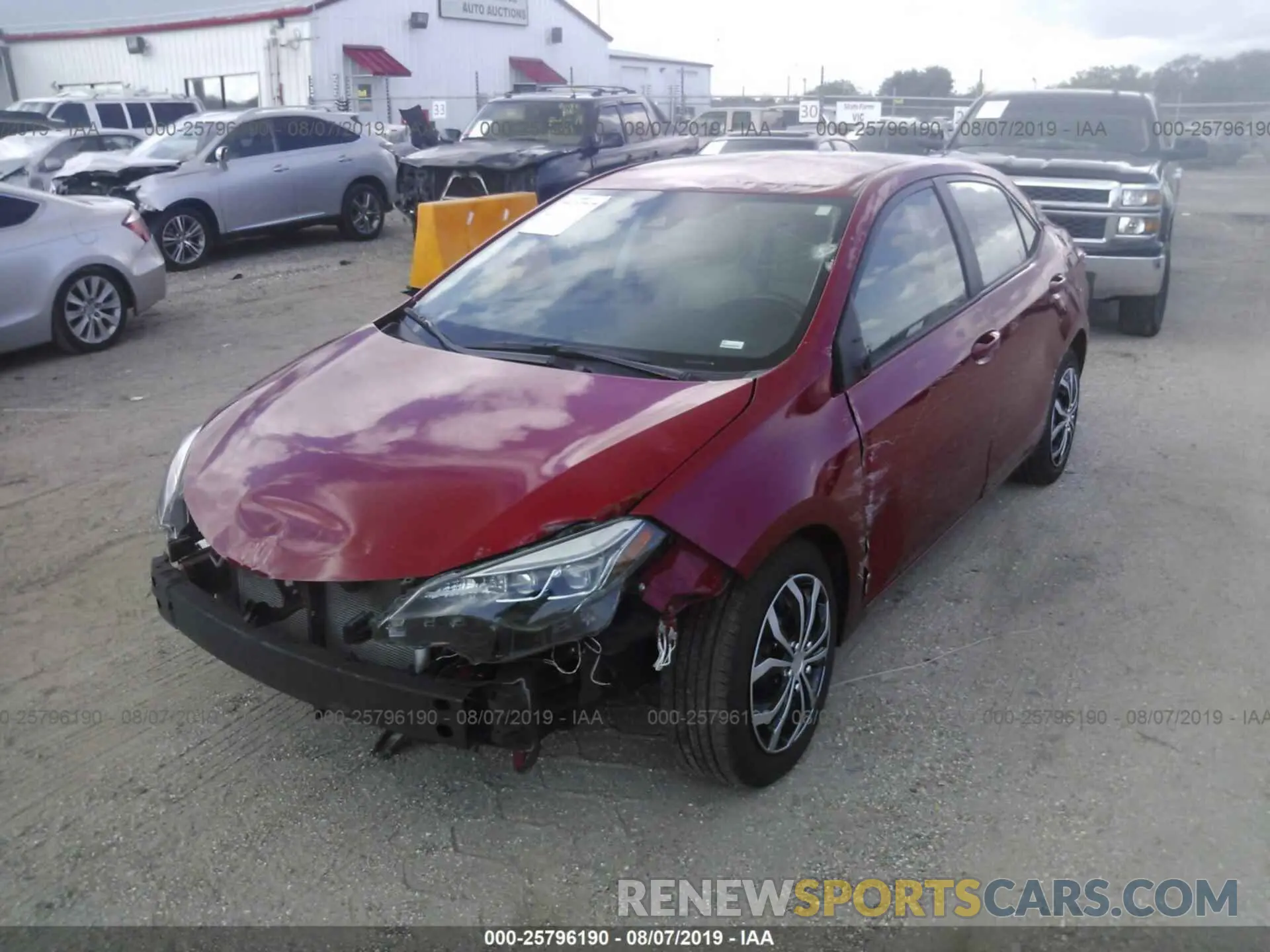 6 Photograph of a damaged car 2T1BURHEXKC183983 TOYOTA COROLLA 2019