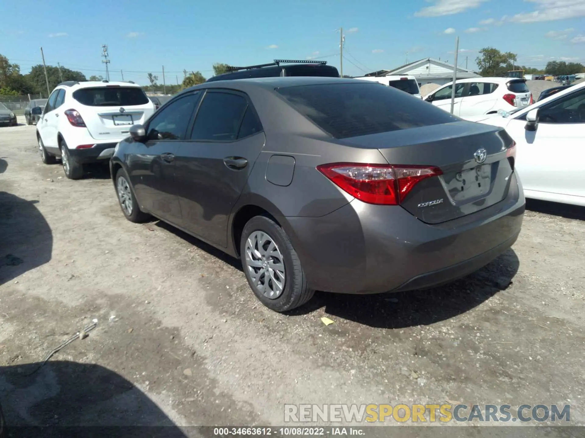 3 Photograph of a damaged car 2T1BURHEXKC193820 TOYOTA COROLLA 2019
