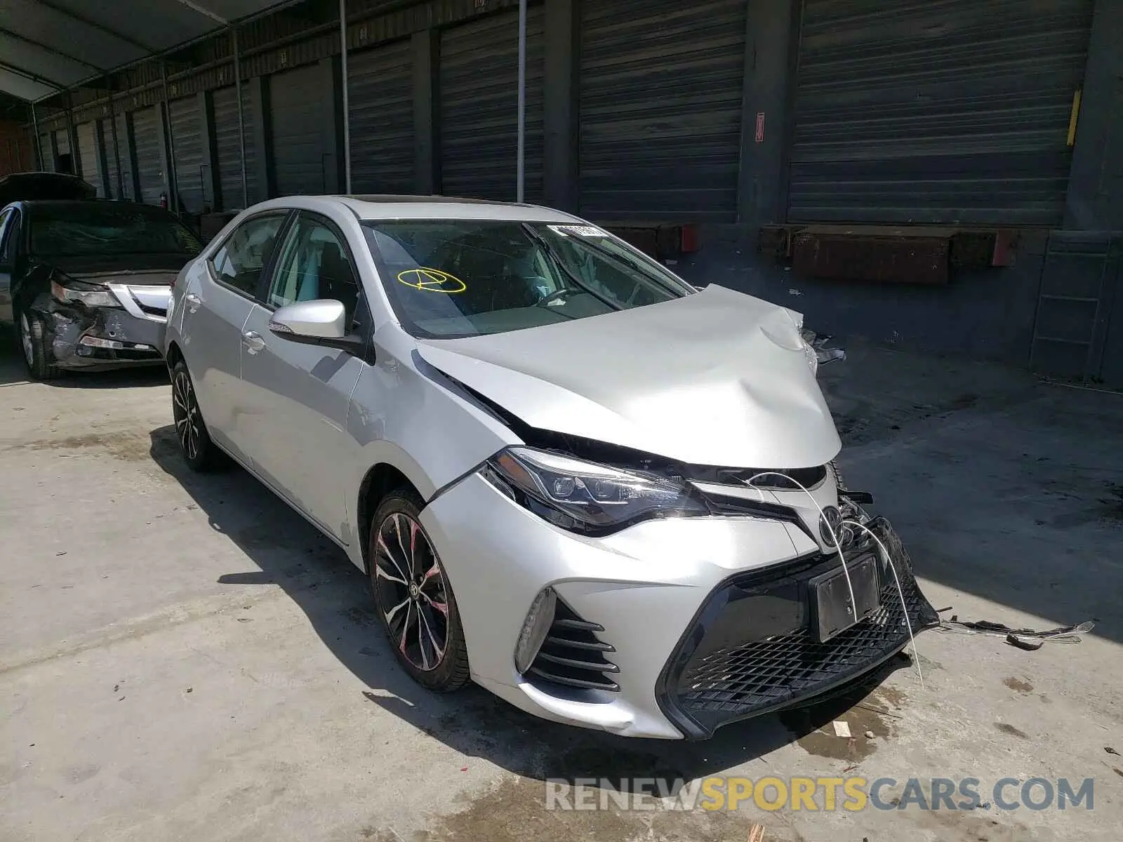 1 Photograph of a damaged car 2T1BURHEXKC196202 TOYOTA COROLLA 2019