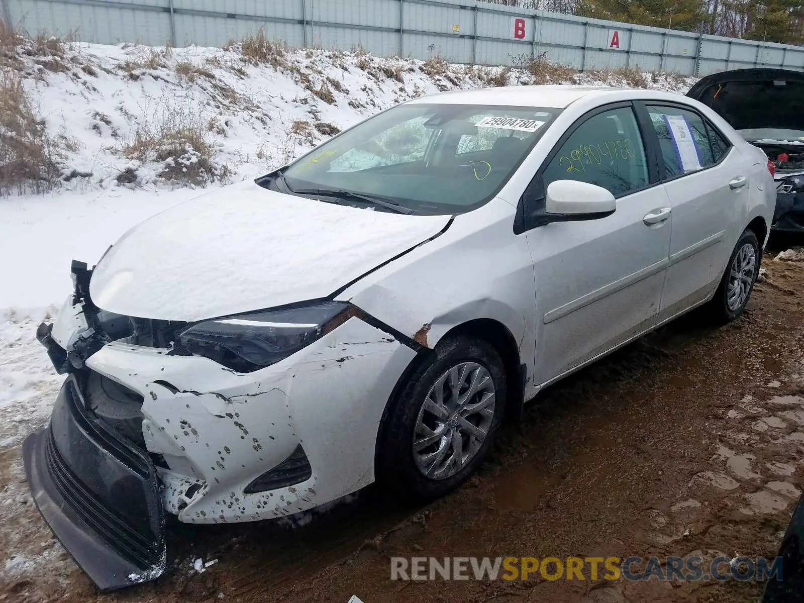 2 Photograph of a damaged car 2T1BURHEXKC197818 TOYOTA COROLLA 2019