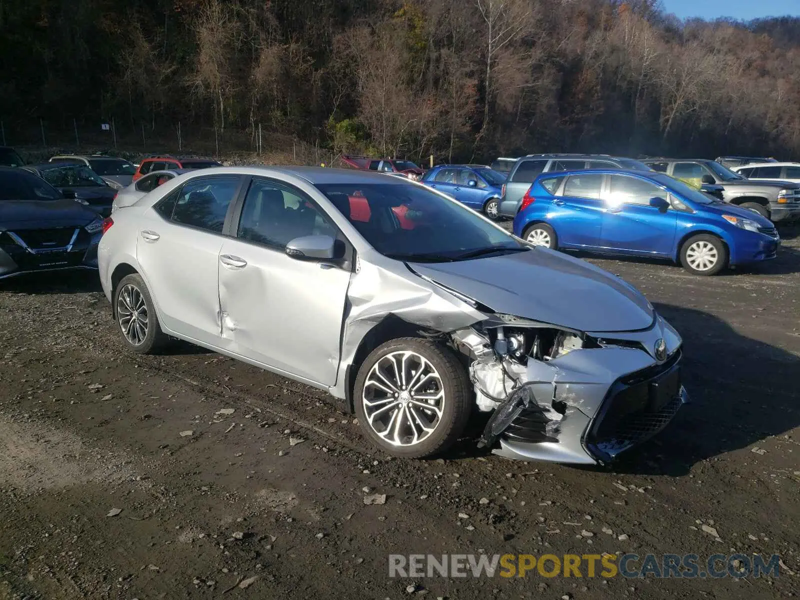 1 Photograph of a damaged car 2T1BURHEXKC214665 TOYOTA COROLLA 2019