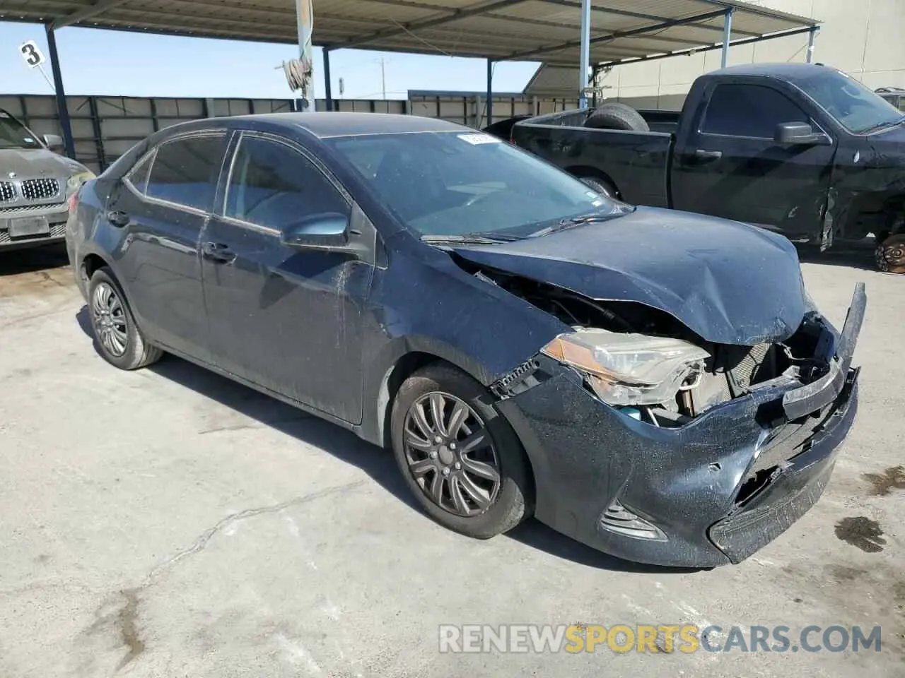 4 Photograph of a damaged car 2T1BURHEXKC221762 TOYOTA COROLLA 2019