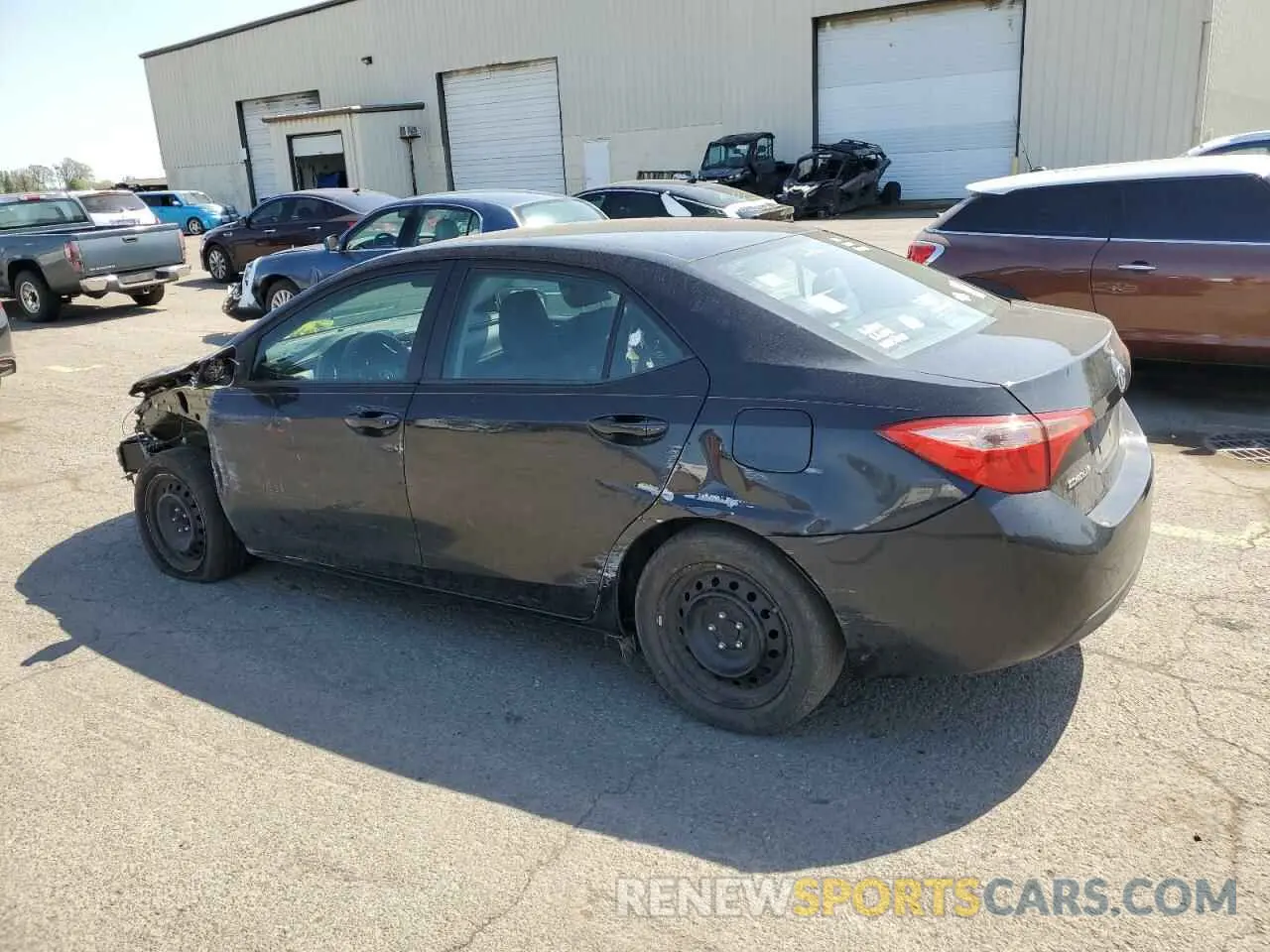 2 Photograph of a damaged car 2T1BURHEXKC235581 TOYOTA COROLLA 2019