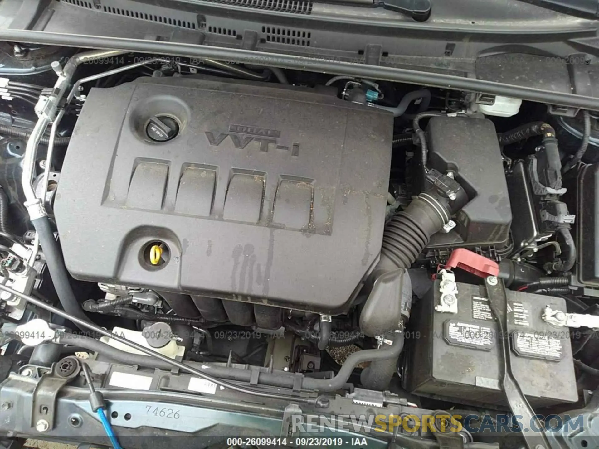 10 Photograph of a damaged car 2T1BURHEXKC246354 TOYOTA COROLLA 2019