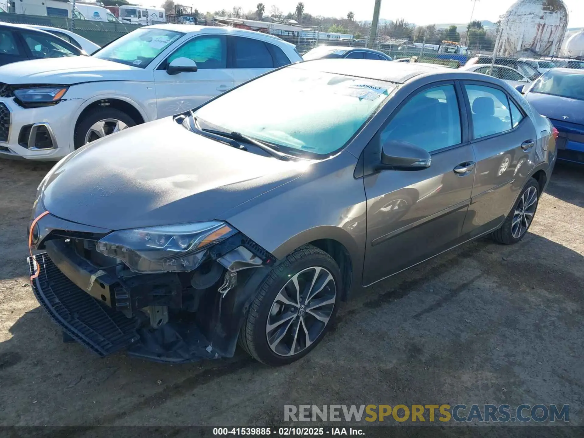 2 Photograph of a damaged car 5YFBURHE0KP862533 TOYOTA COROLLA 2019