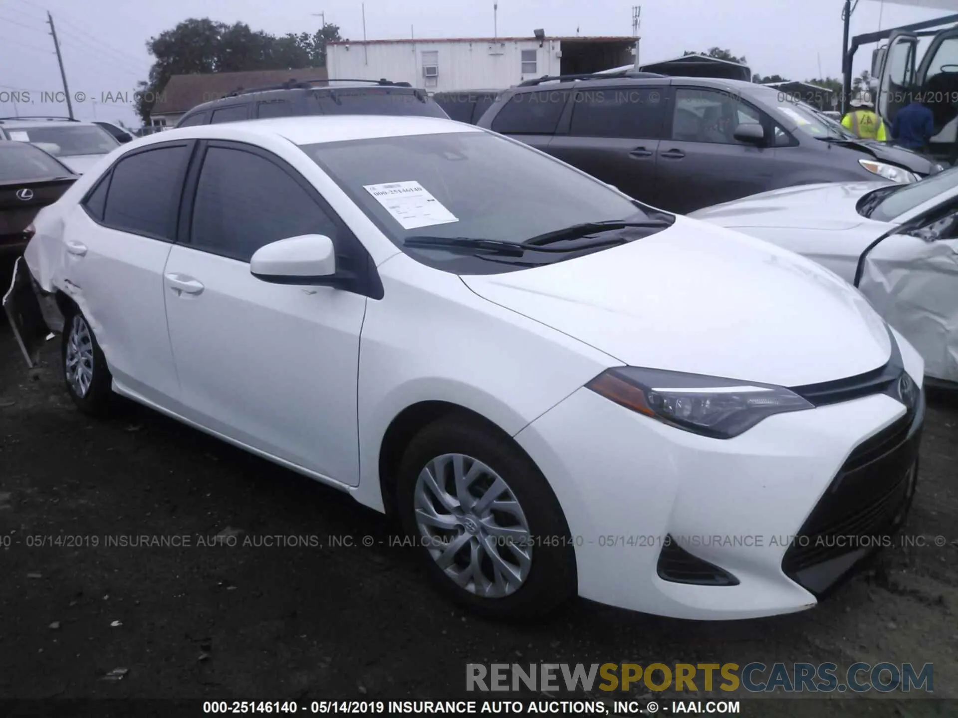 1 Photograph of a damaged car 5YFBURHE0KP866310 TOYOTA COROLLA 2019