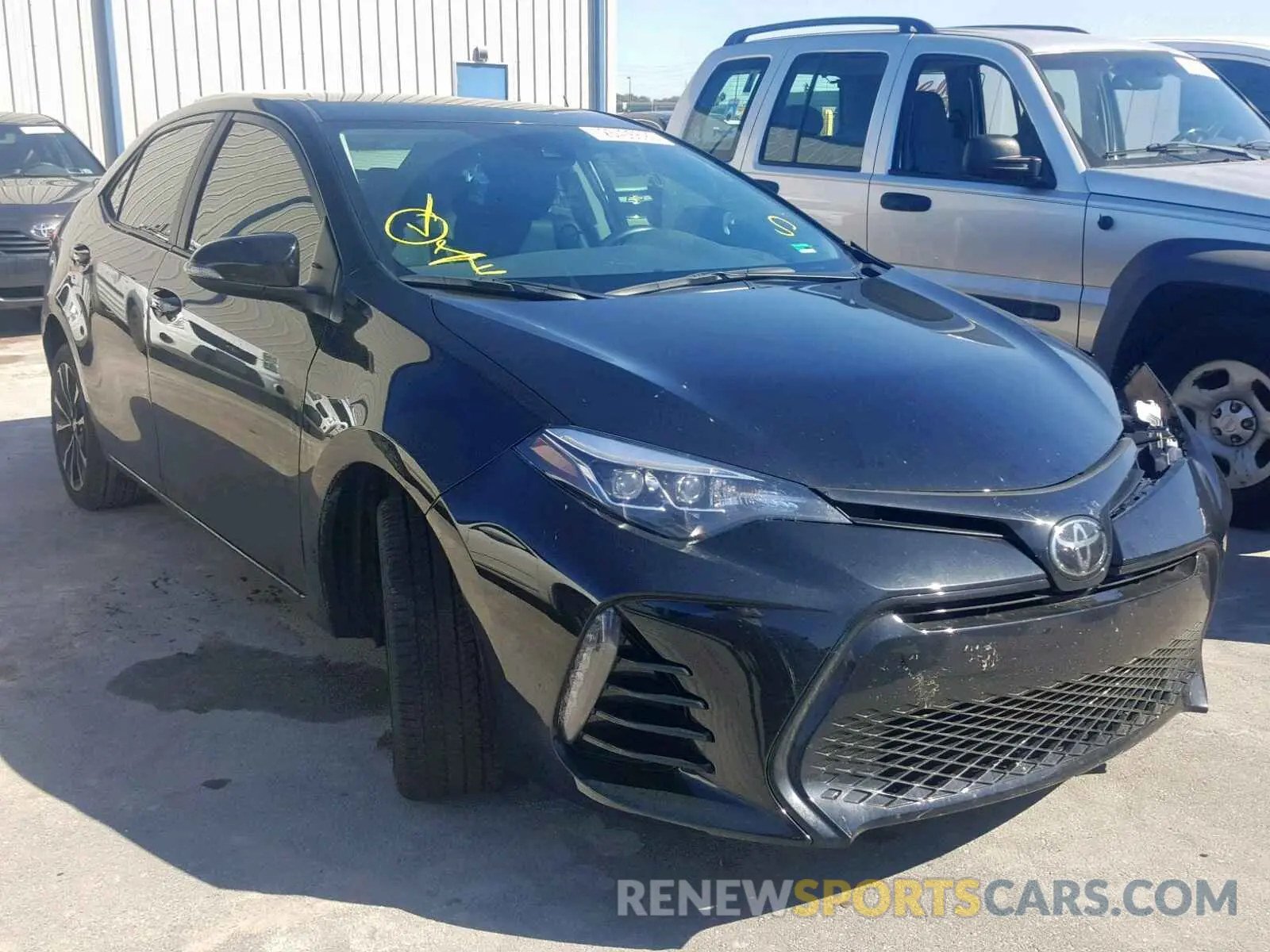 1 Photograph of a damaged car 5YFBURHE0KP869322 TOYOTA COROLLA 2019