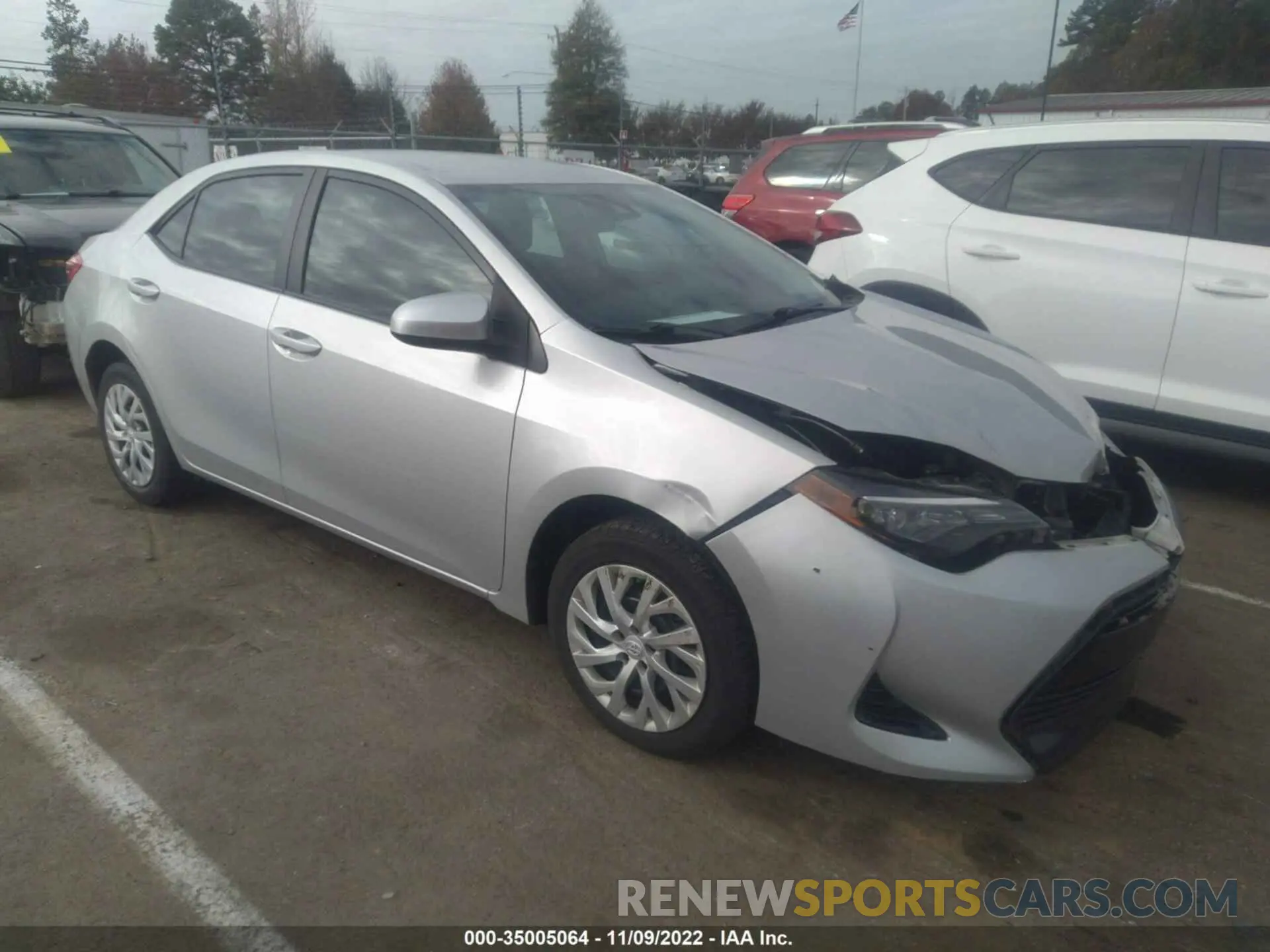 1 Photograph of a damaged car 5YFBURHE0KP870759 TOYOTA COROLLA 2019