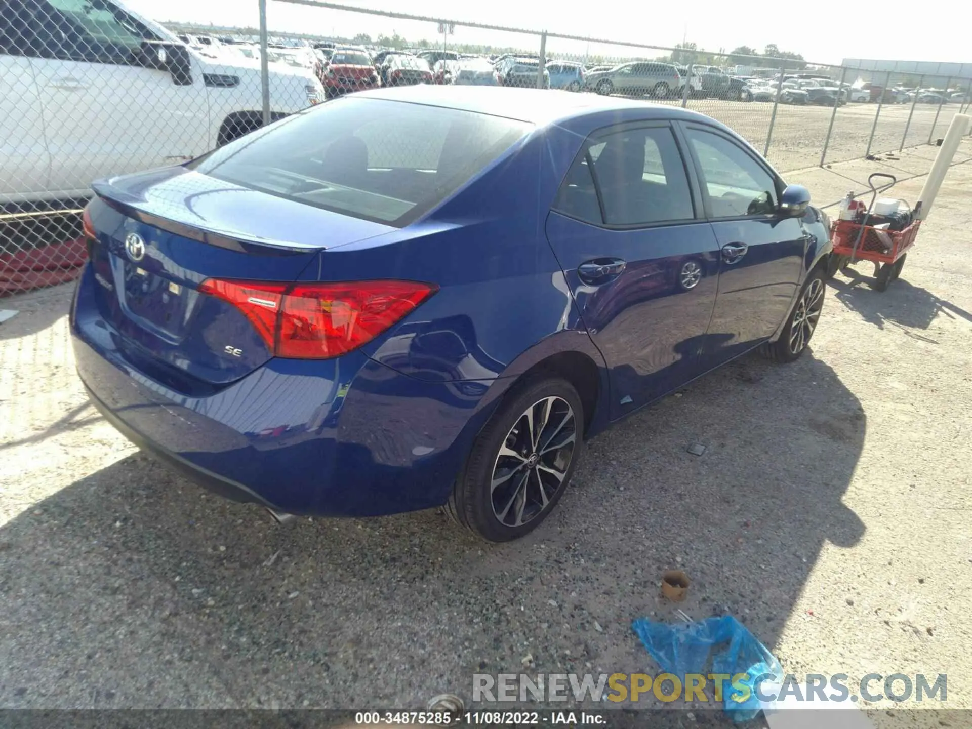 4 Photograph of a damaged car 5YFBURHE0KP875153 TOYOTA COROLLA 2019