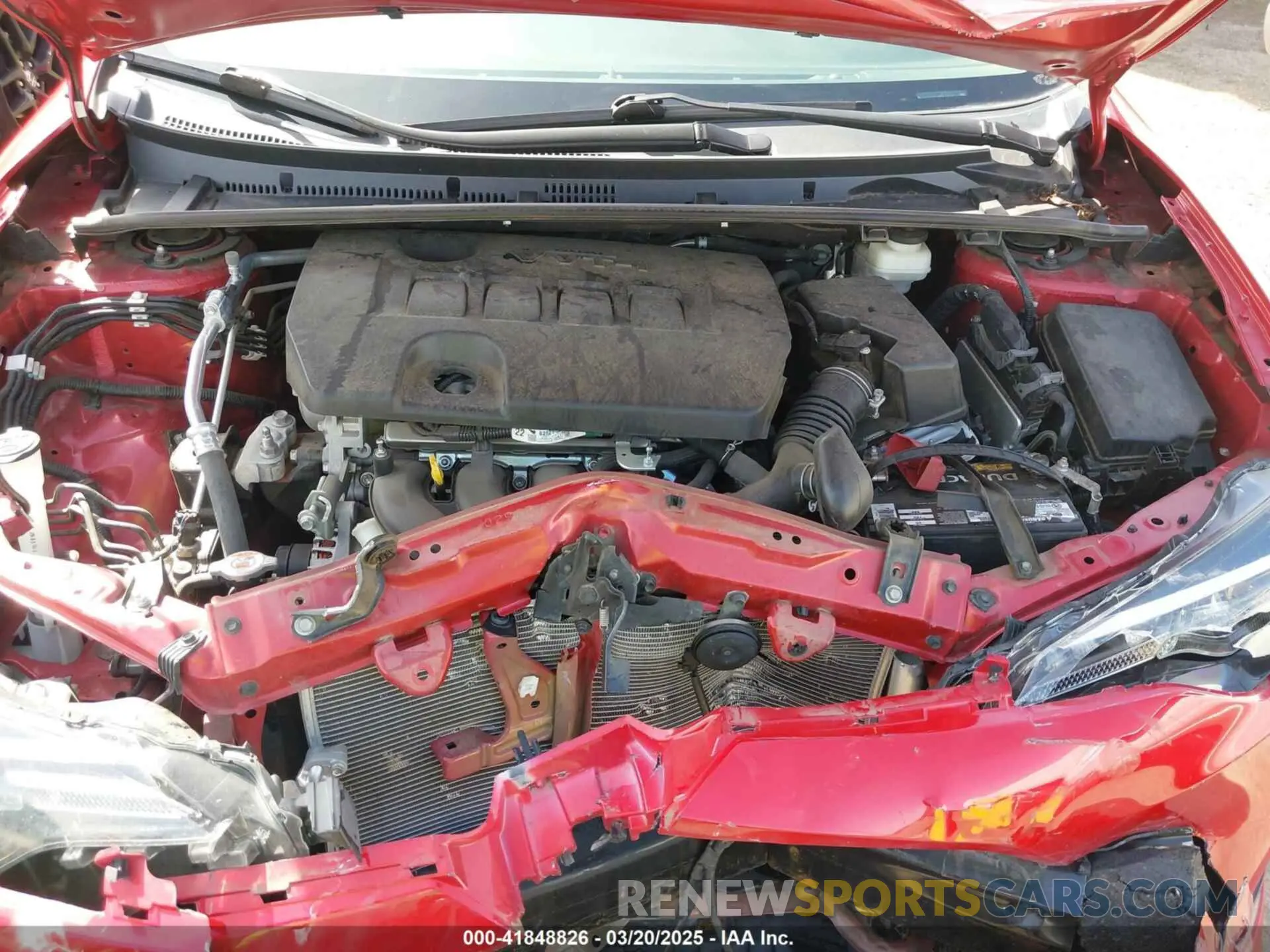 10 Photograph of a damaged car 5YFBURHE0KP878330 TOYOTA COROLLA 2019