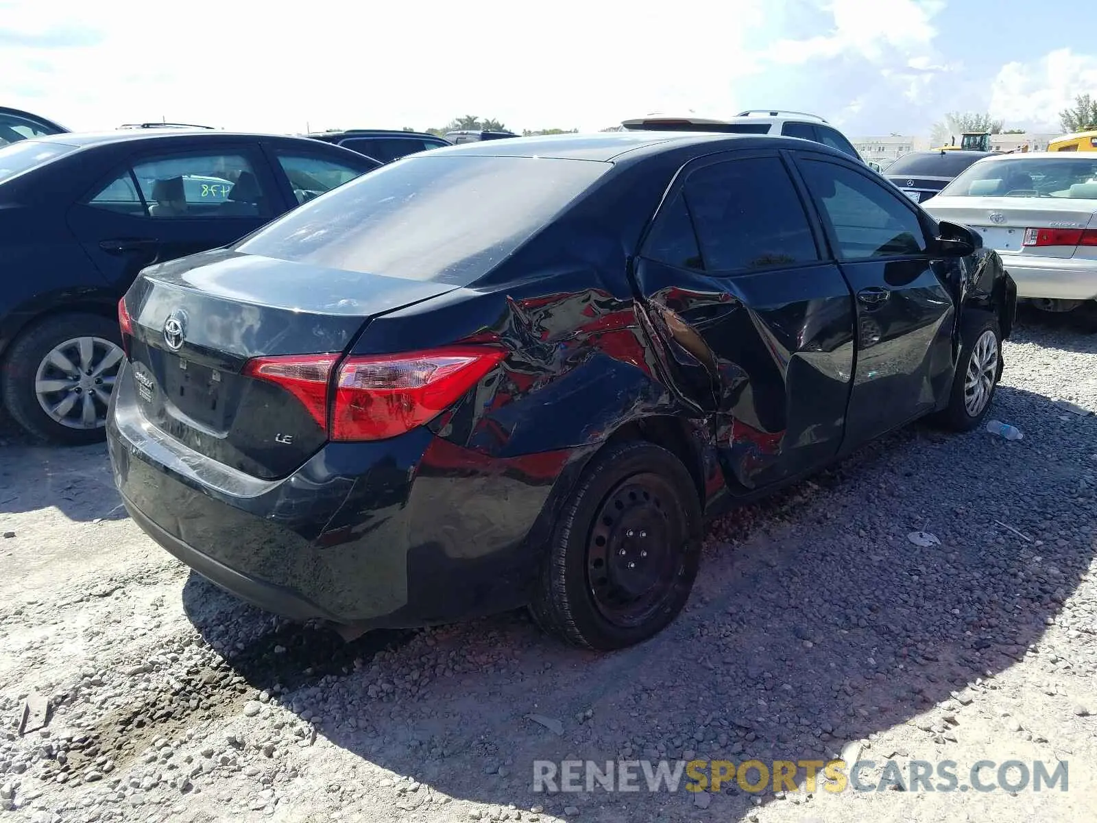 4 Photograph of a damaged car 5YFBURHE0KP879011 TOYOTA COROLLA 2019