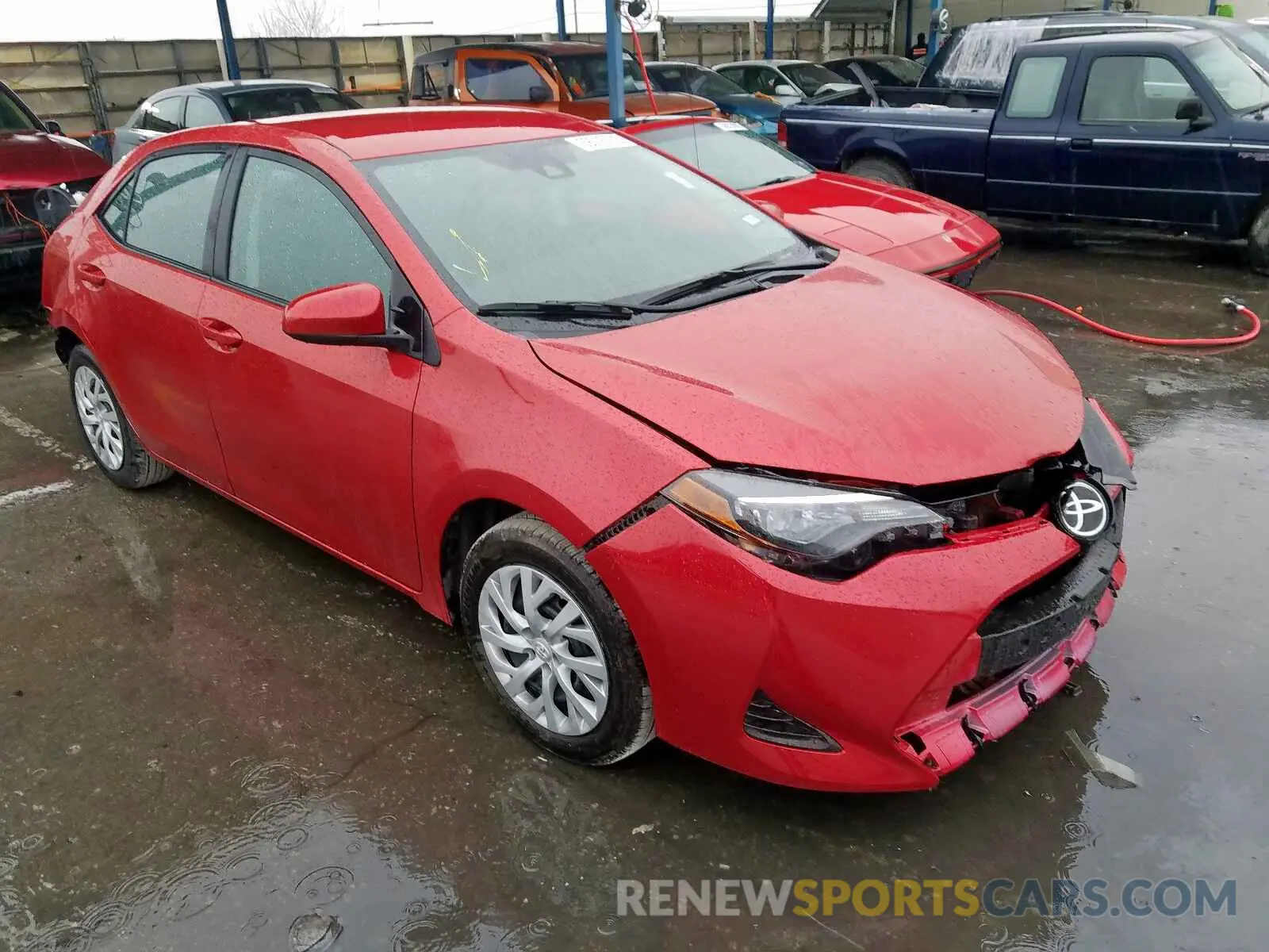 1 Photograph of a damaged car 5YFBURHE0KP879459 TOYOTA COROLLA 2019