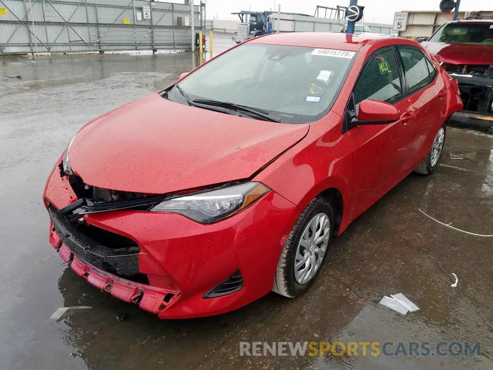 2 Photograph of a damaged car 5YFBURHE0KP879459 TOYOTA COROLLA 2019