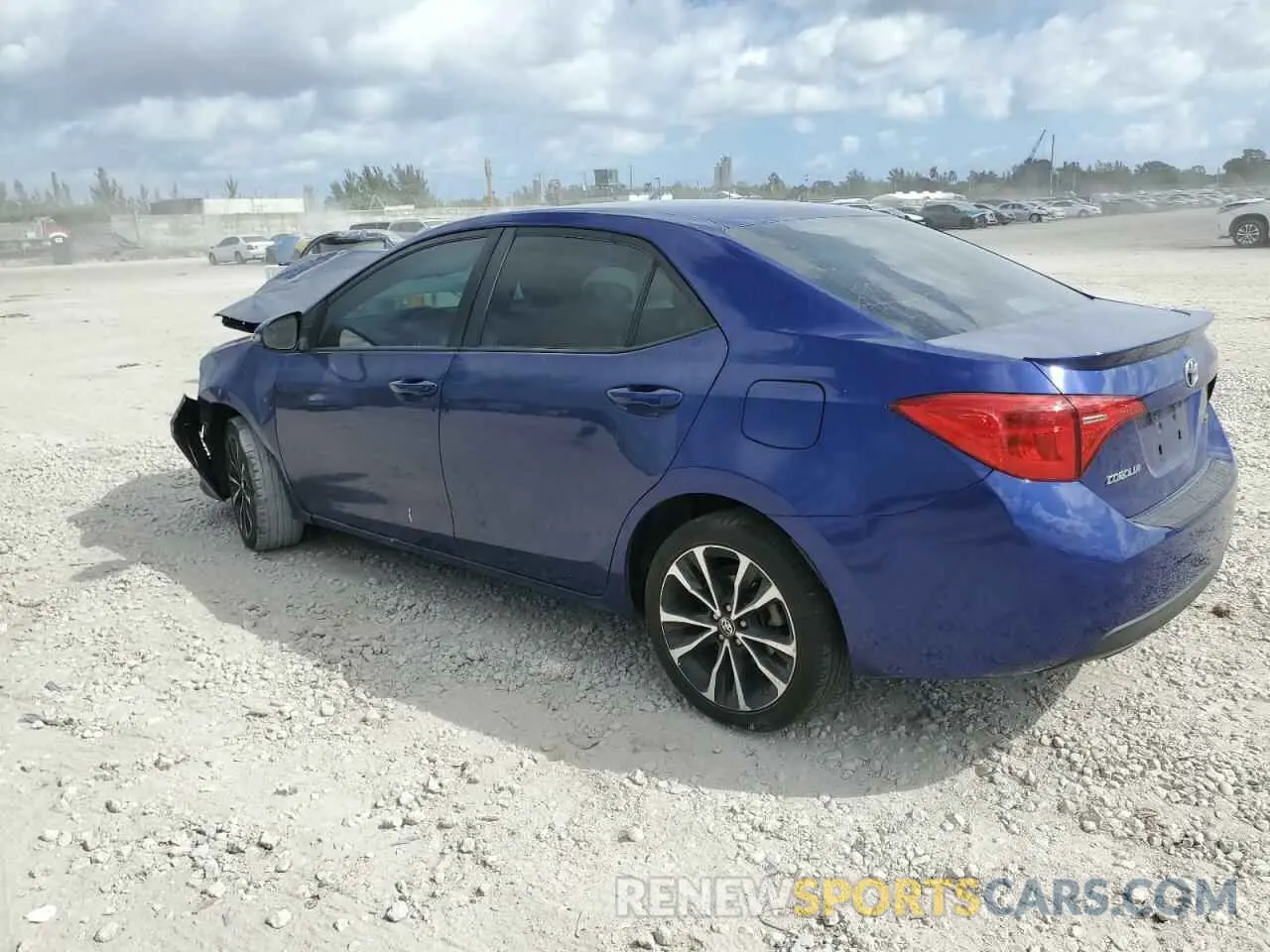 2 Photograph of a damaged car 5YFBURHE0KP880661 TOYOTA COROLLA 2019