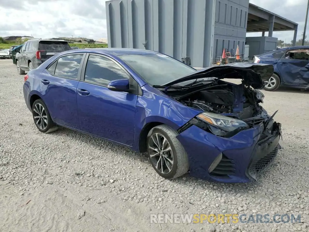 4 Photograph of a damaged car 5YFBURHE0KP880661 TOYOTA COROLLA 2019