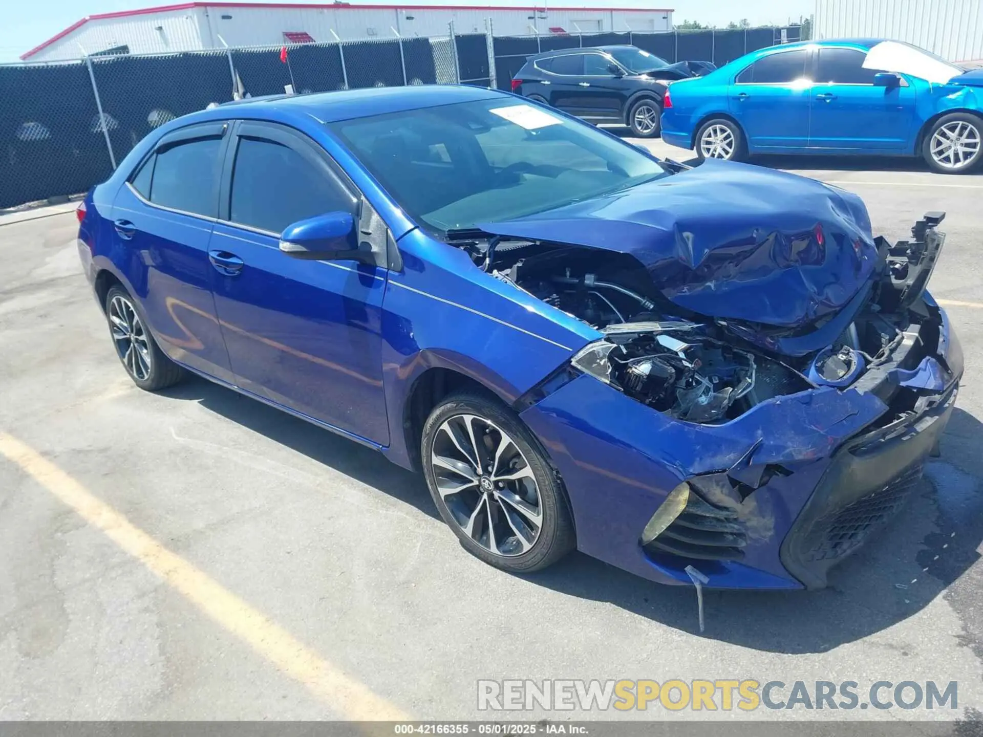 1 Фотография поврежденного автомобиля 5YFBURHE0KP882071 TOYOTA COROLLA 2019