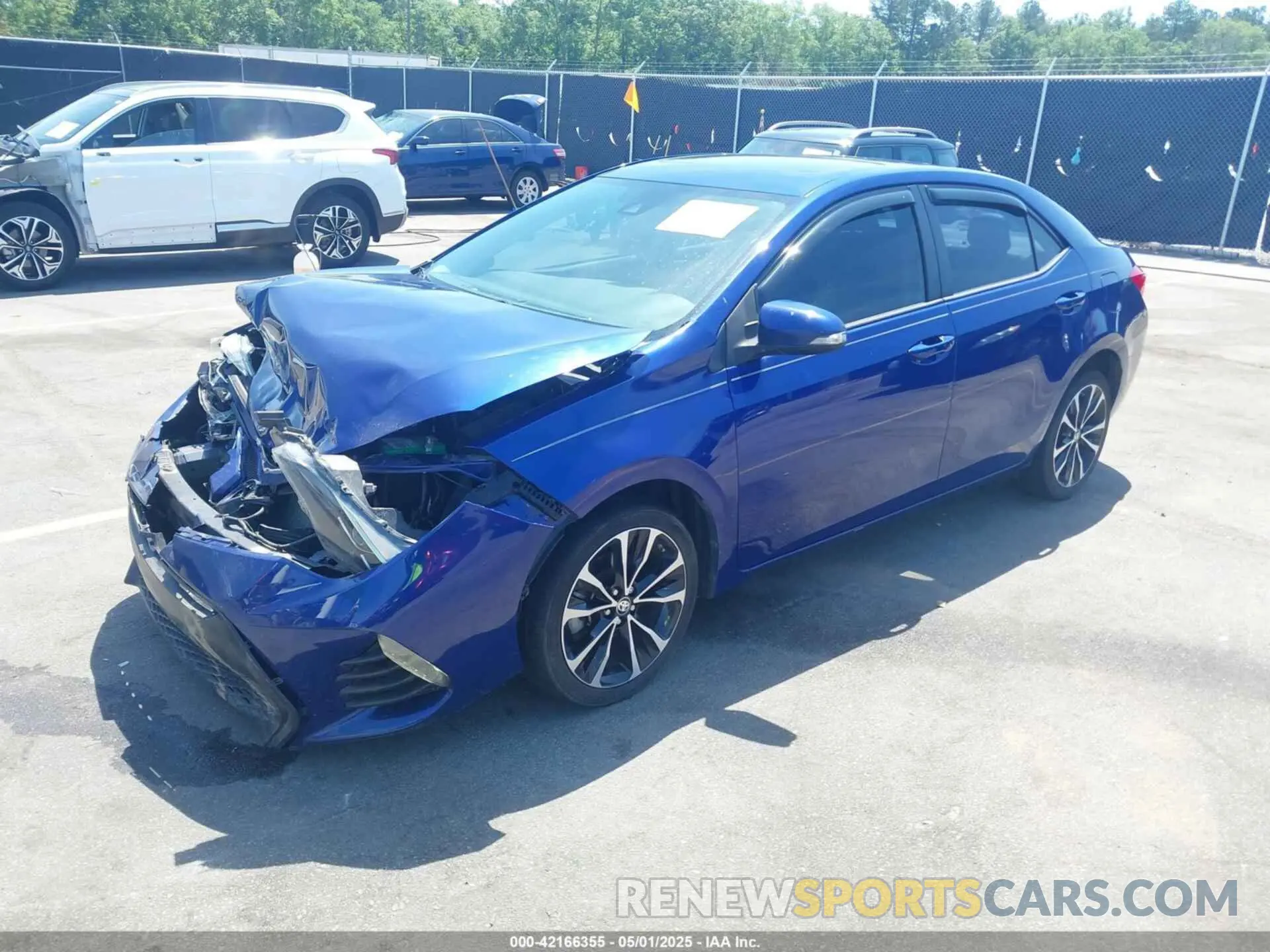 2 Фотография поврежденного автомобиля 5YFBURHE0KP882071 TOYOTA COROLLA 2019