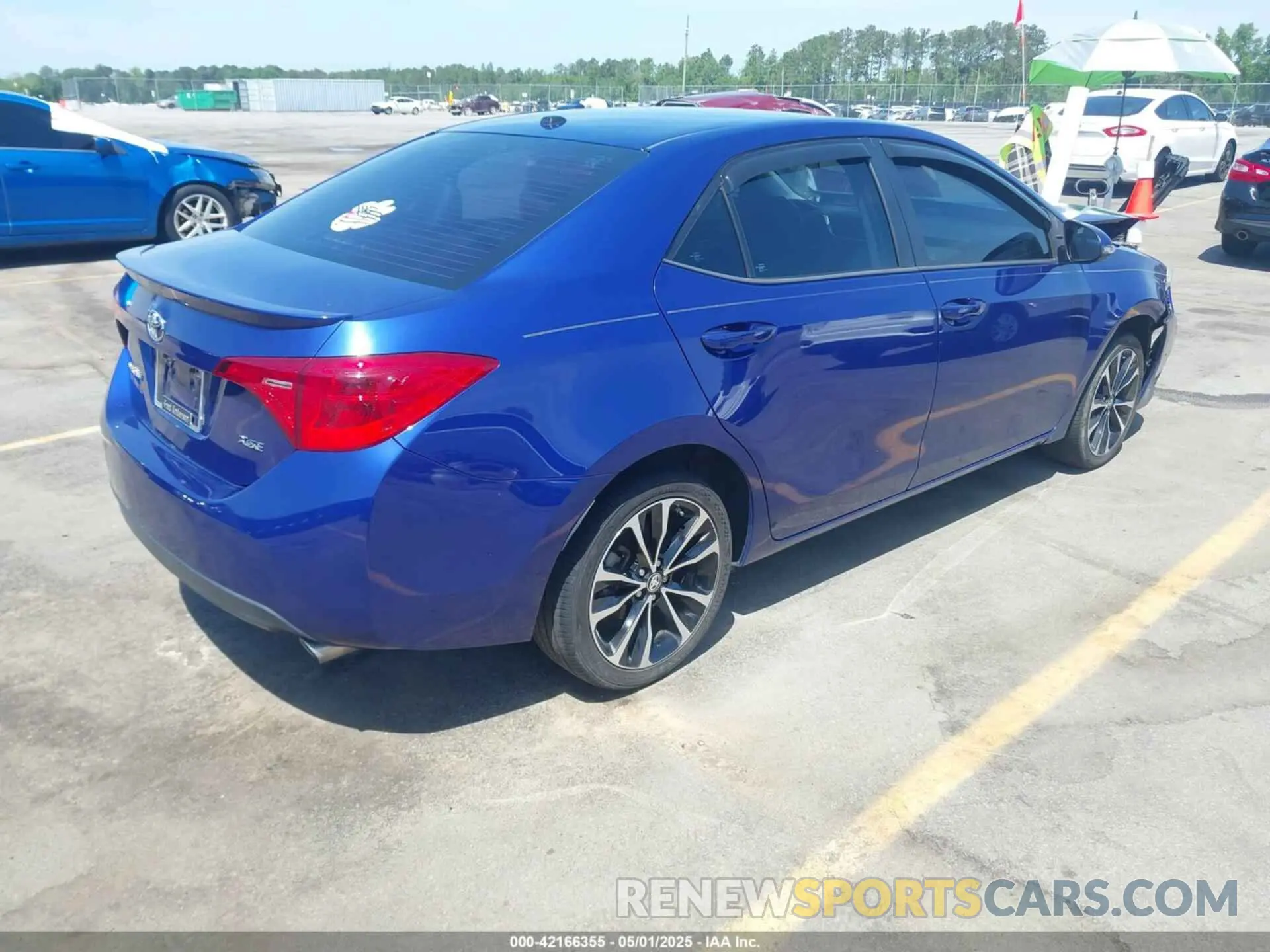 4 Фотография поврежденного автомобиля 5YFBURHE0KP882071 TOYOTA COROLLA 2019